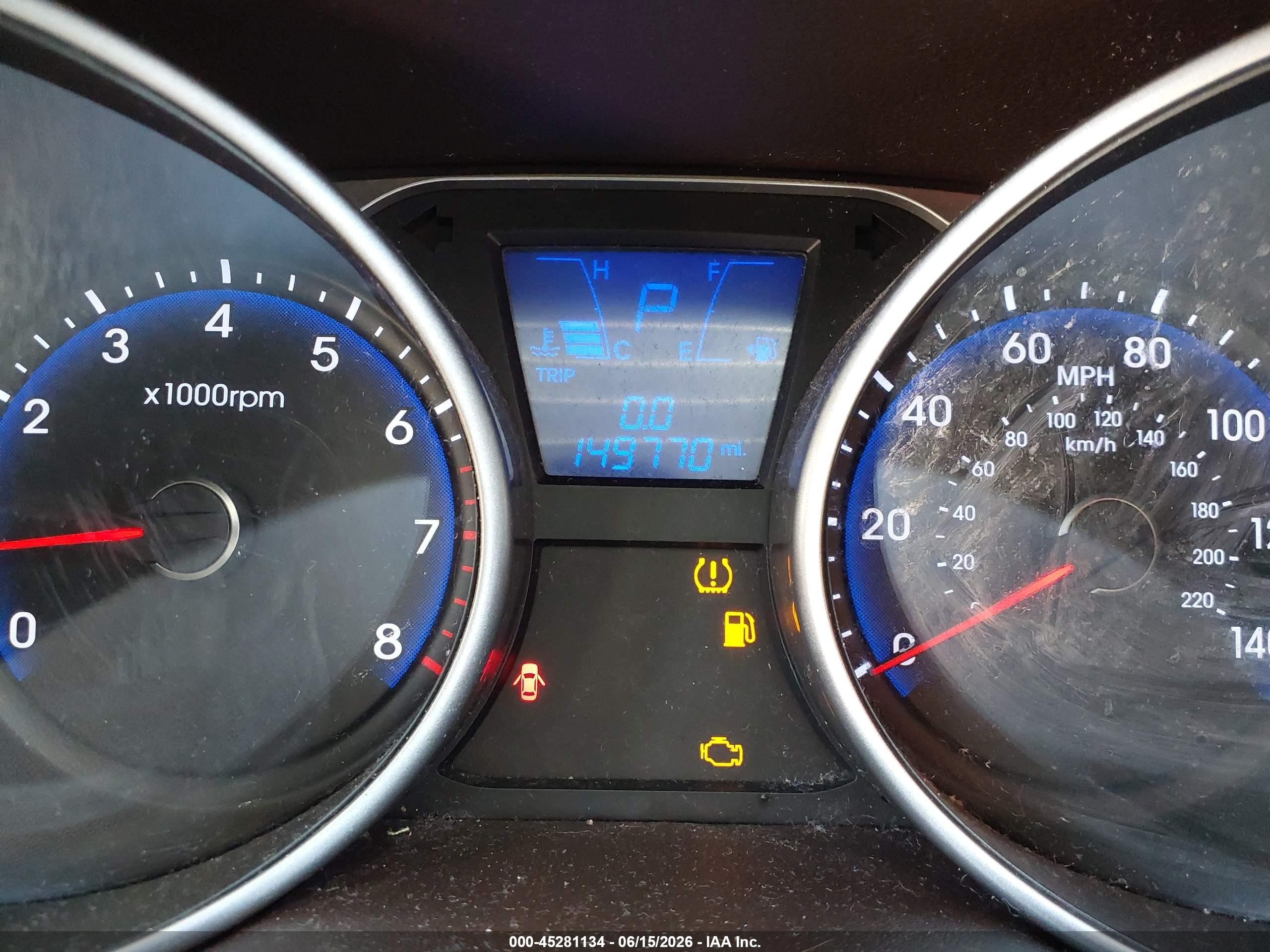 2011 Hyundai Tucson Gls Blue vin: KM8JU3AC2BU158396