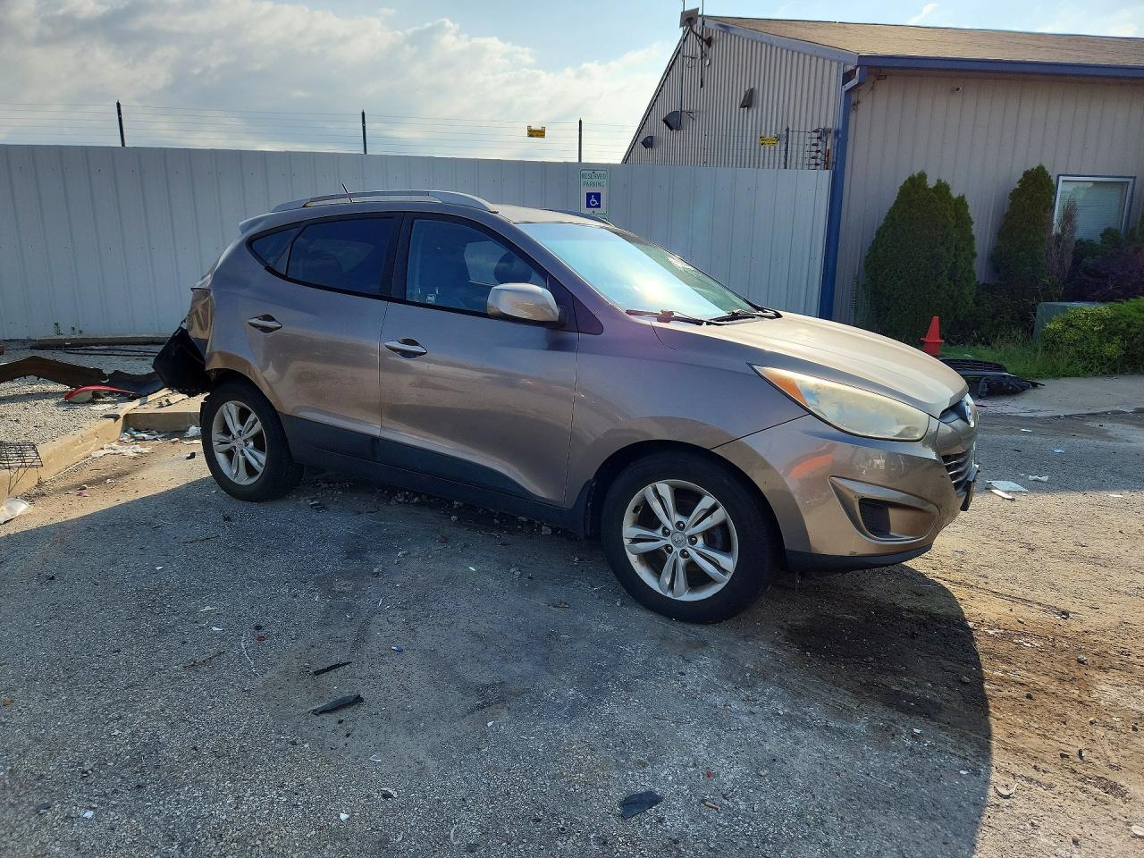 2011 Hyundai Tucson Gls Gray vin: KM8JU3AC2BU171147