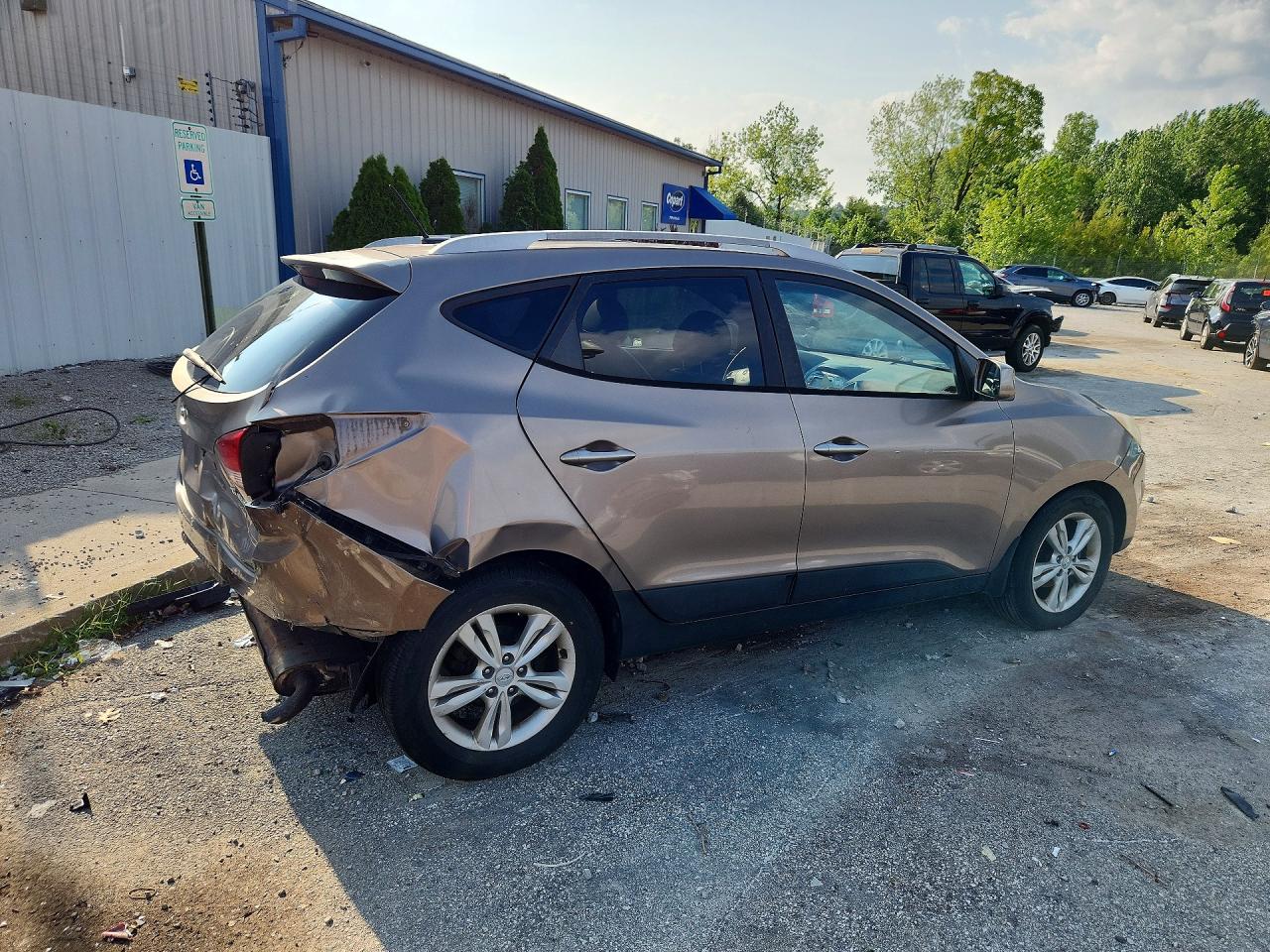 2011 Hyundai Tucson Gls Gray vin: KM8JU3AC2BU171147