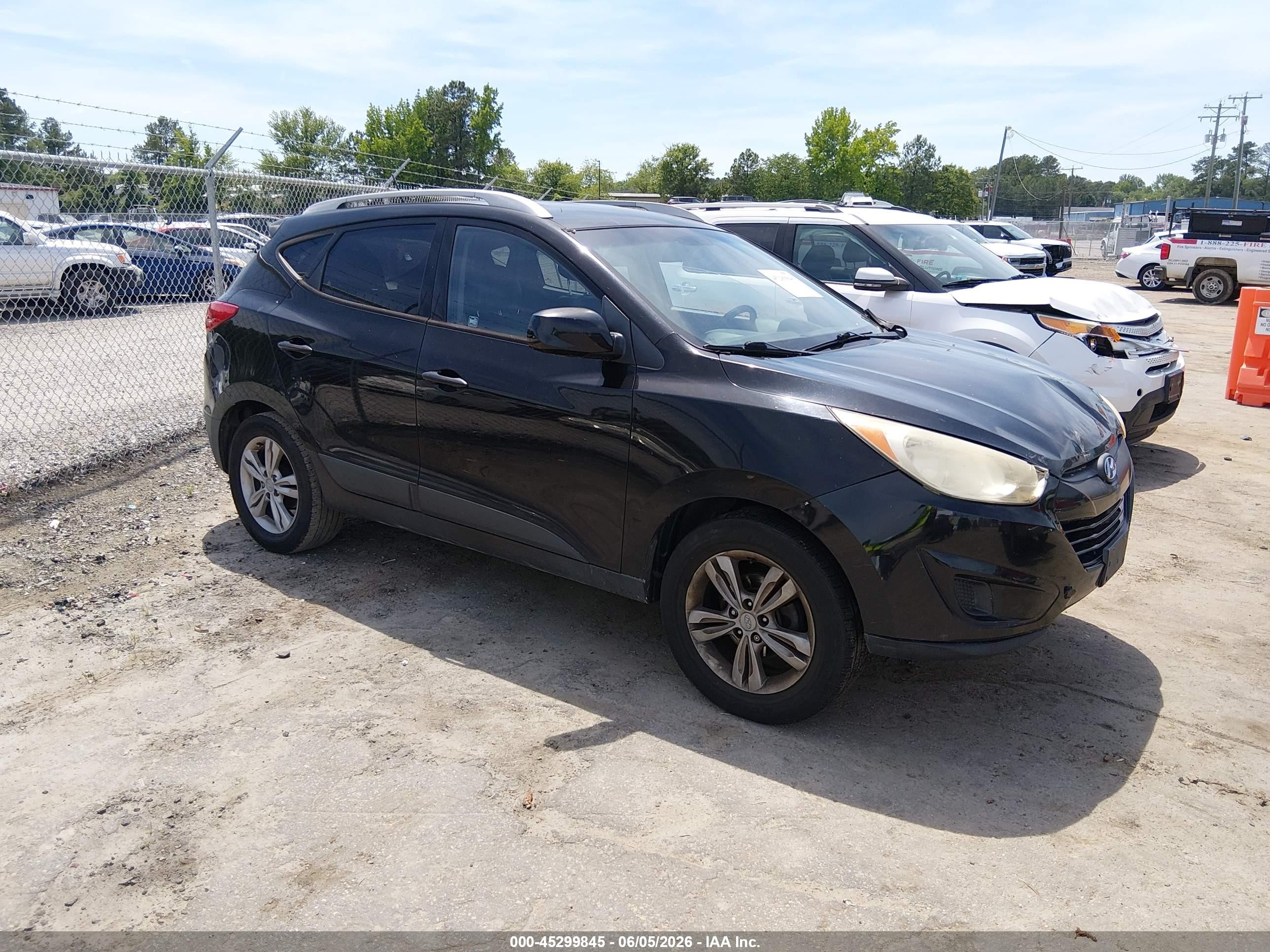 2011 Hyundai Tucson Gls Black vin: KM8JU3AC2BU191611