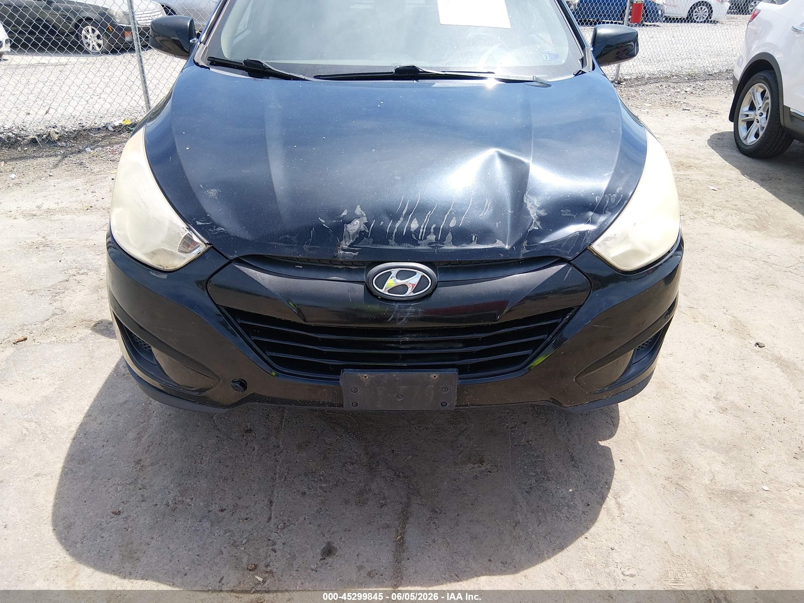 2011 Hyundai Tucson Gls Black vin: KM8JU3AC2BU191611