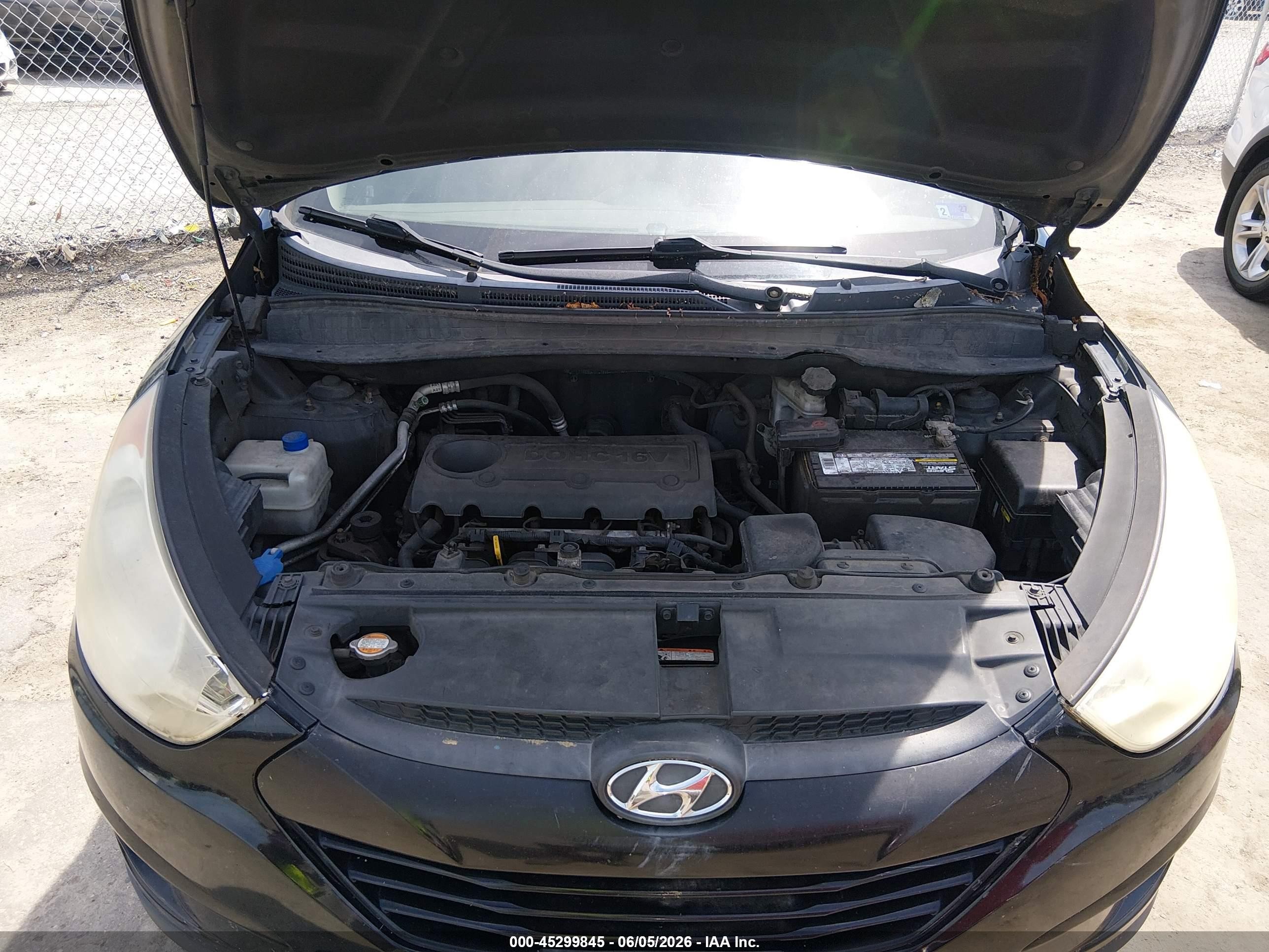 2011 Hyundai Tucson Gls Black vin: KM8JU3AC2BU191611