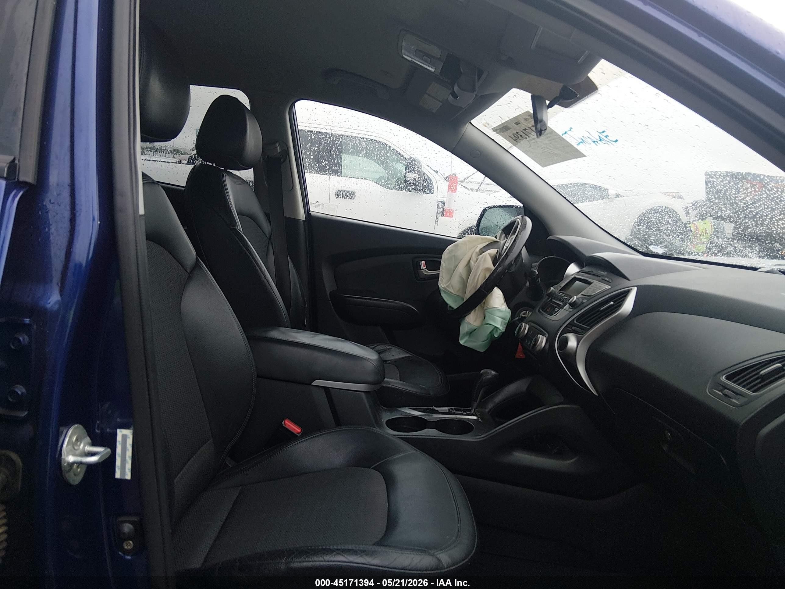 2011 Hyundai Tucson Gls Blue vin: KM8JU3AC2BU205118