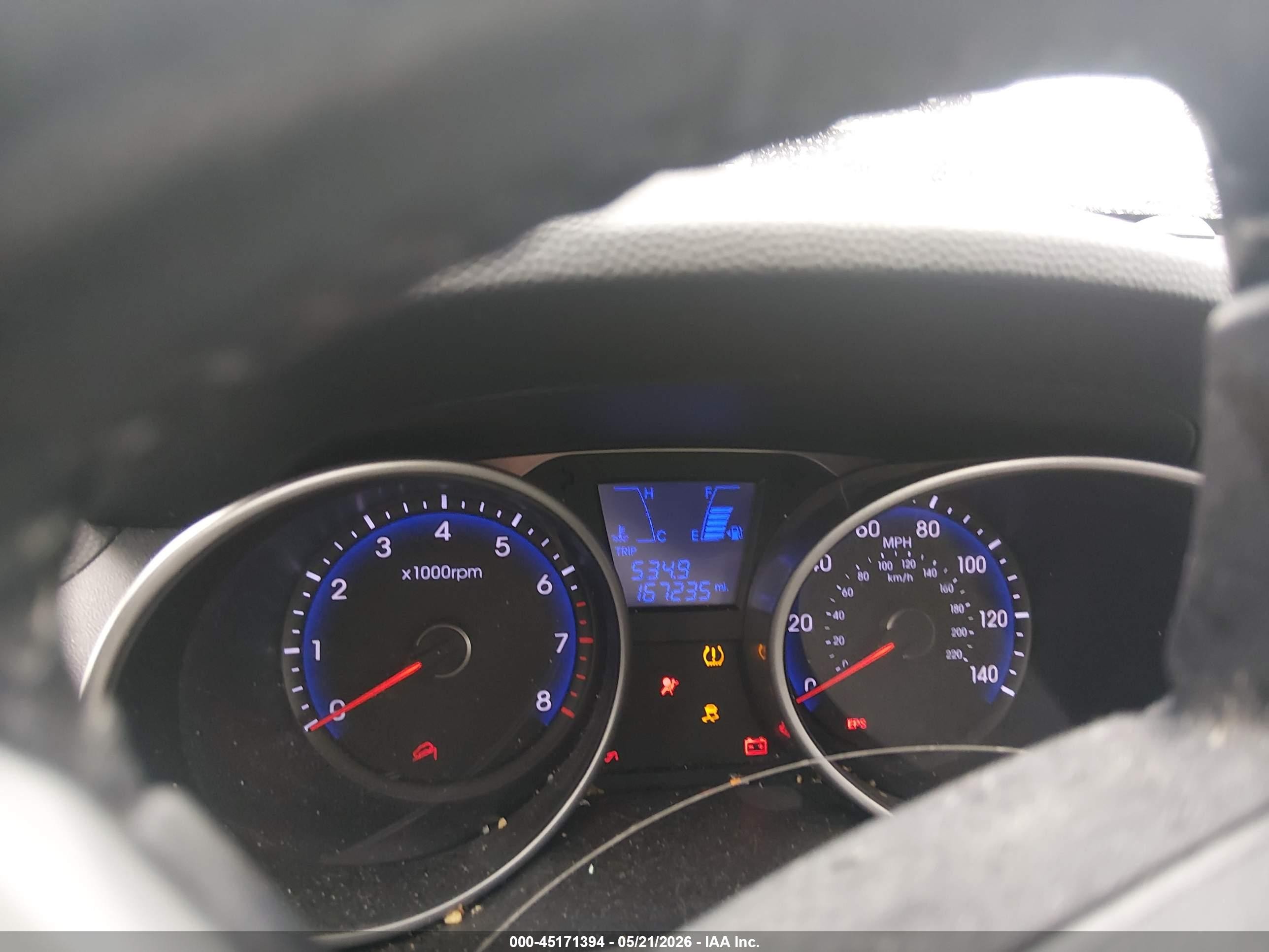 2011 Hyundai Tucson Gls Blue vin: KM8JU3AC2BU205118