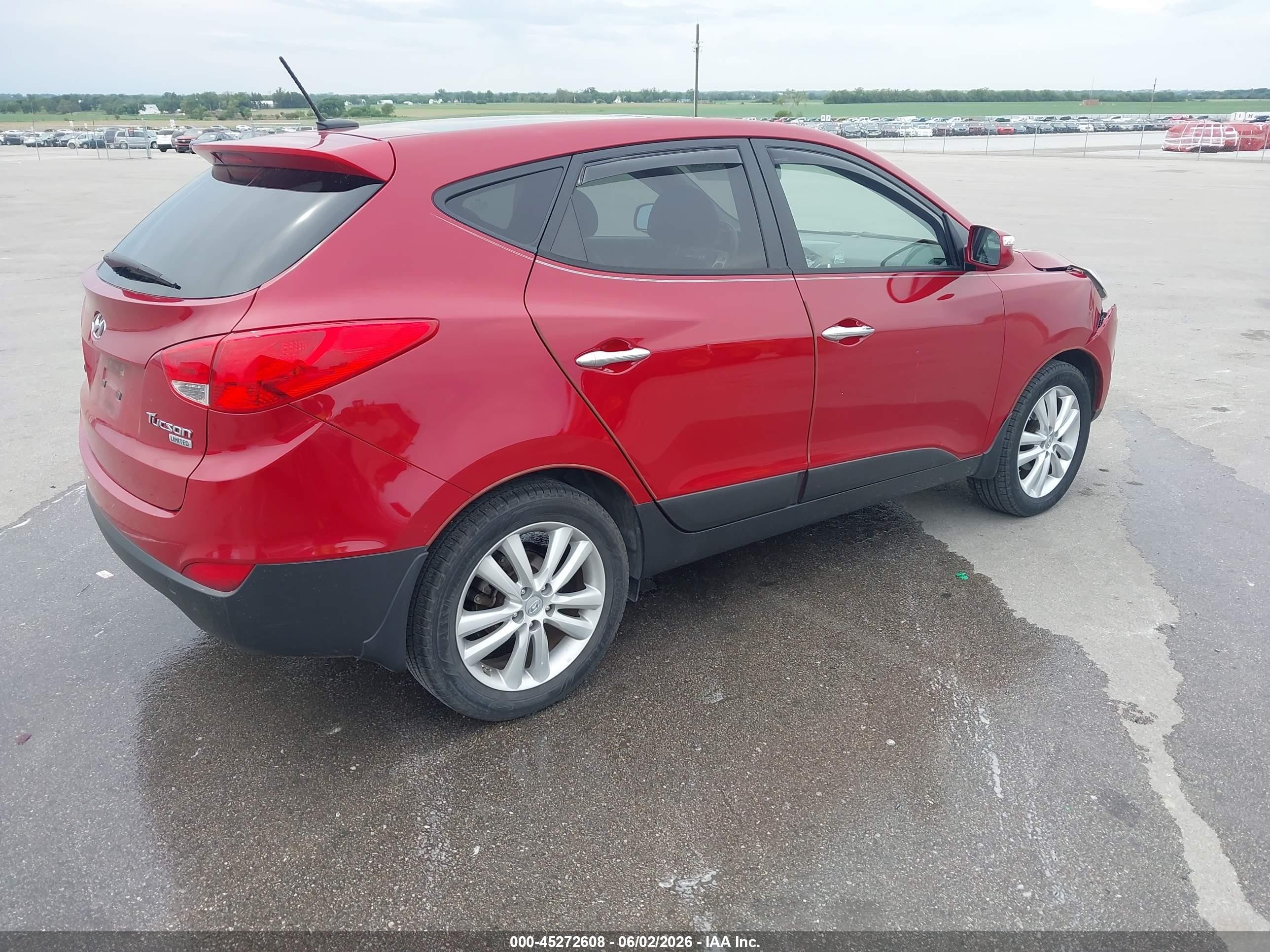 2011 Hyundai Tucson Limited Red vin: KM8JU3AC2BU242721