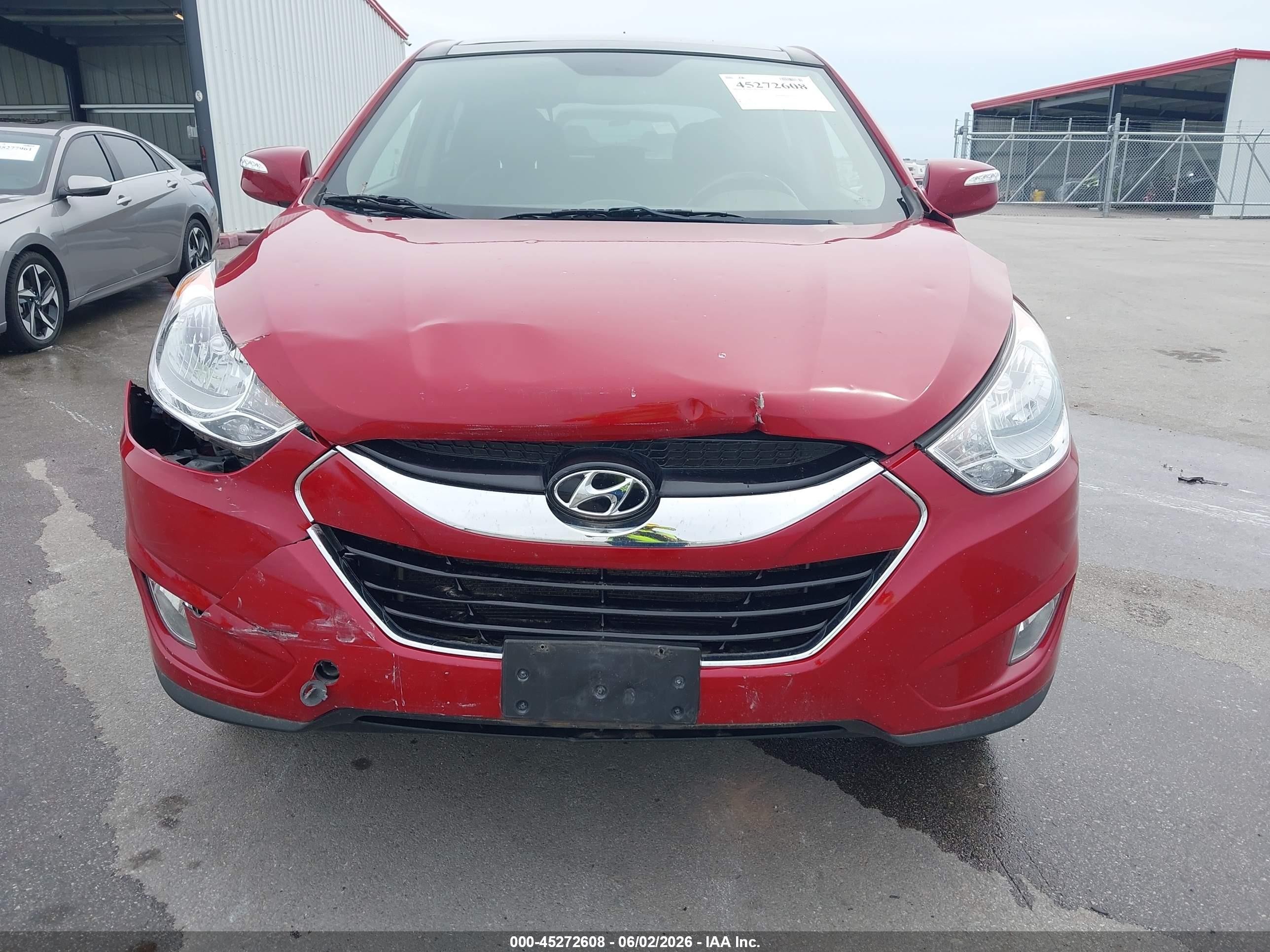 2011 Hyundai Tucson Limited Red vin: KM8JU3AC2BU242721