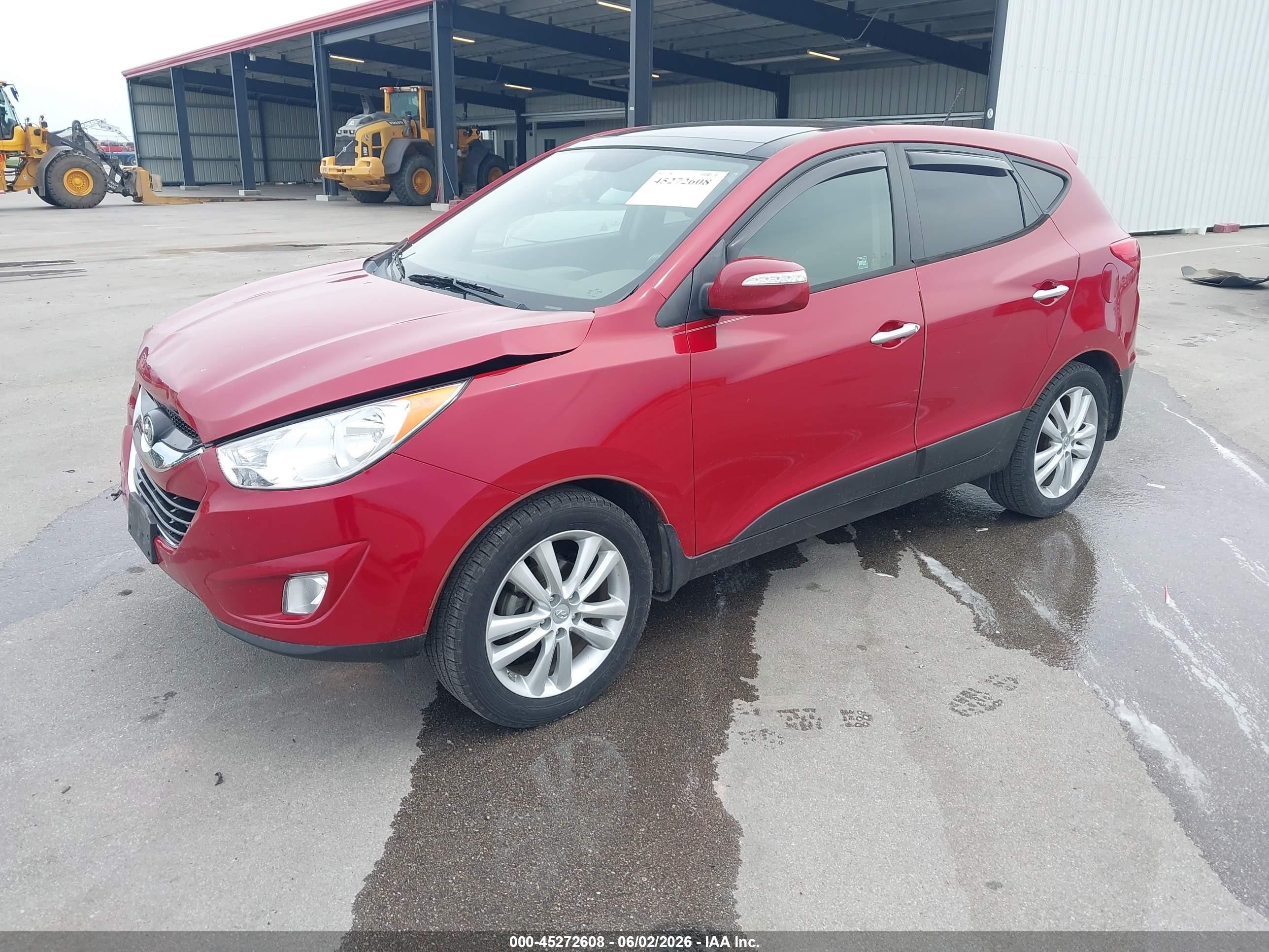 2011 Hyundai Tucson Limited Red vin: KM8JU3AC2BU242721