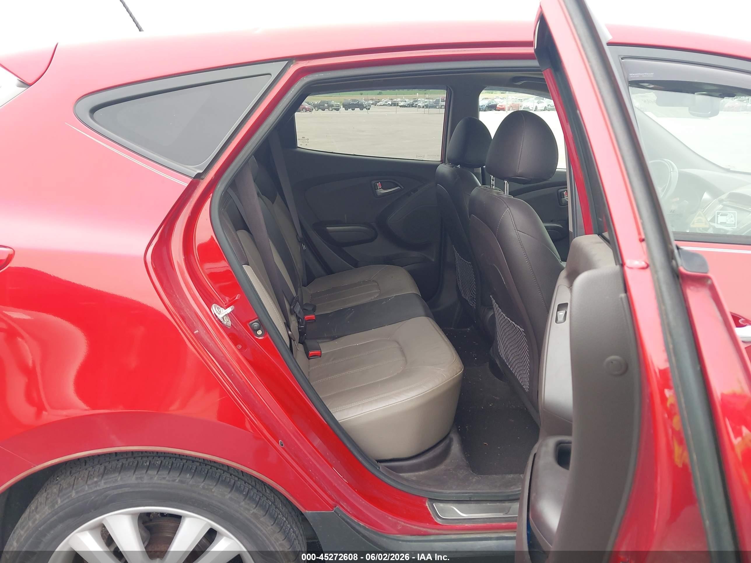 2011 Hyundai Tucson Limited Red vin: KM8JU3AC2BU242721