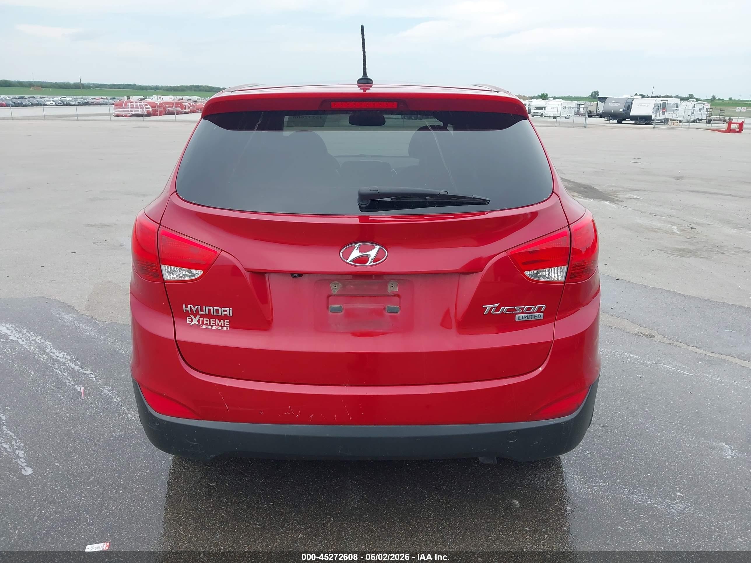2011 Hyundai Tucson Limited Red vin: KM8JU3AC2BU242721