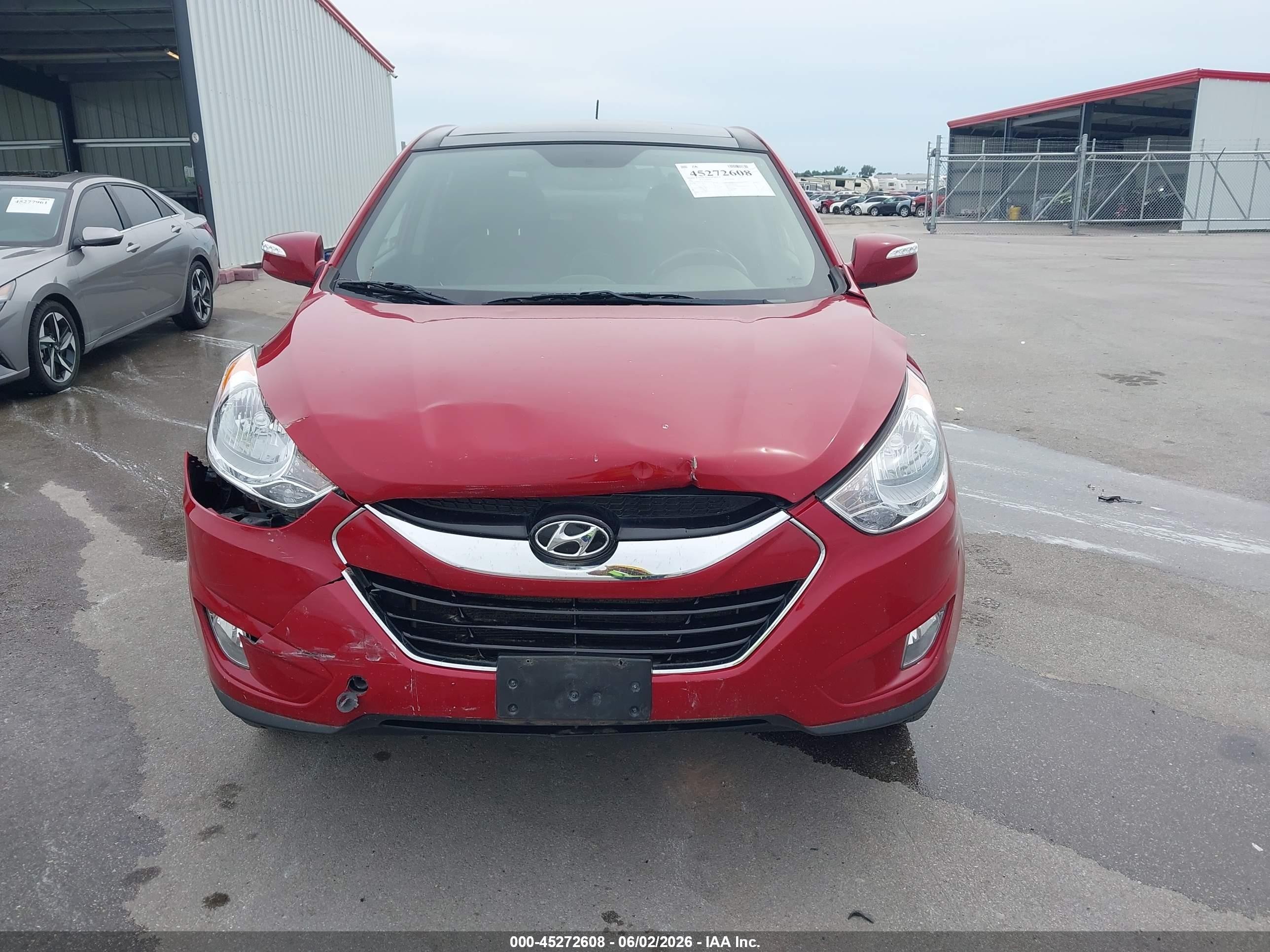 2011 Hyundai Tucson Limited Red vin: KM8JU3AC2BU242721