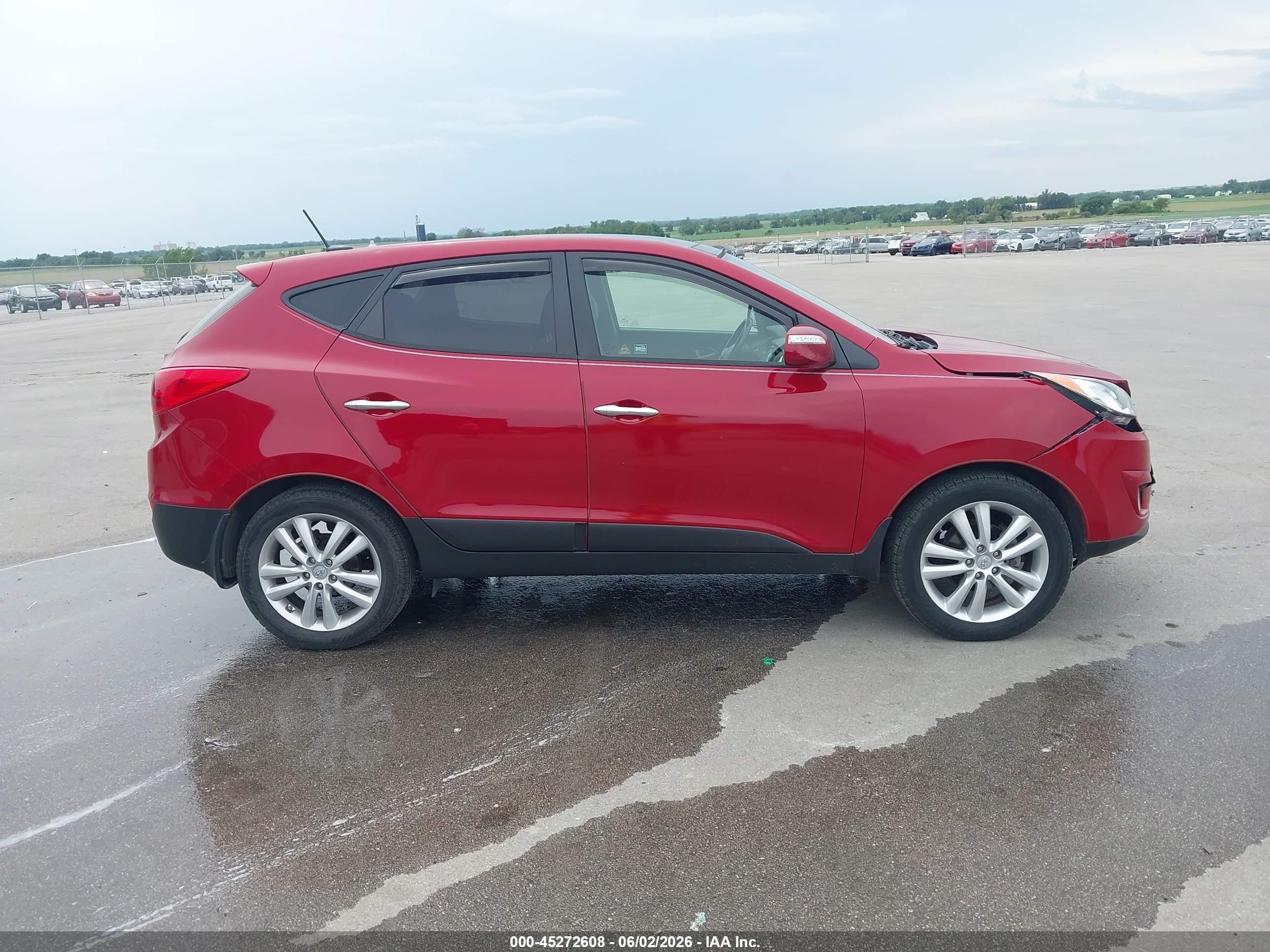 2011 Hyundai Tucson Limited Red vin: KM8JU3AC2BU242721