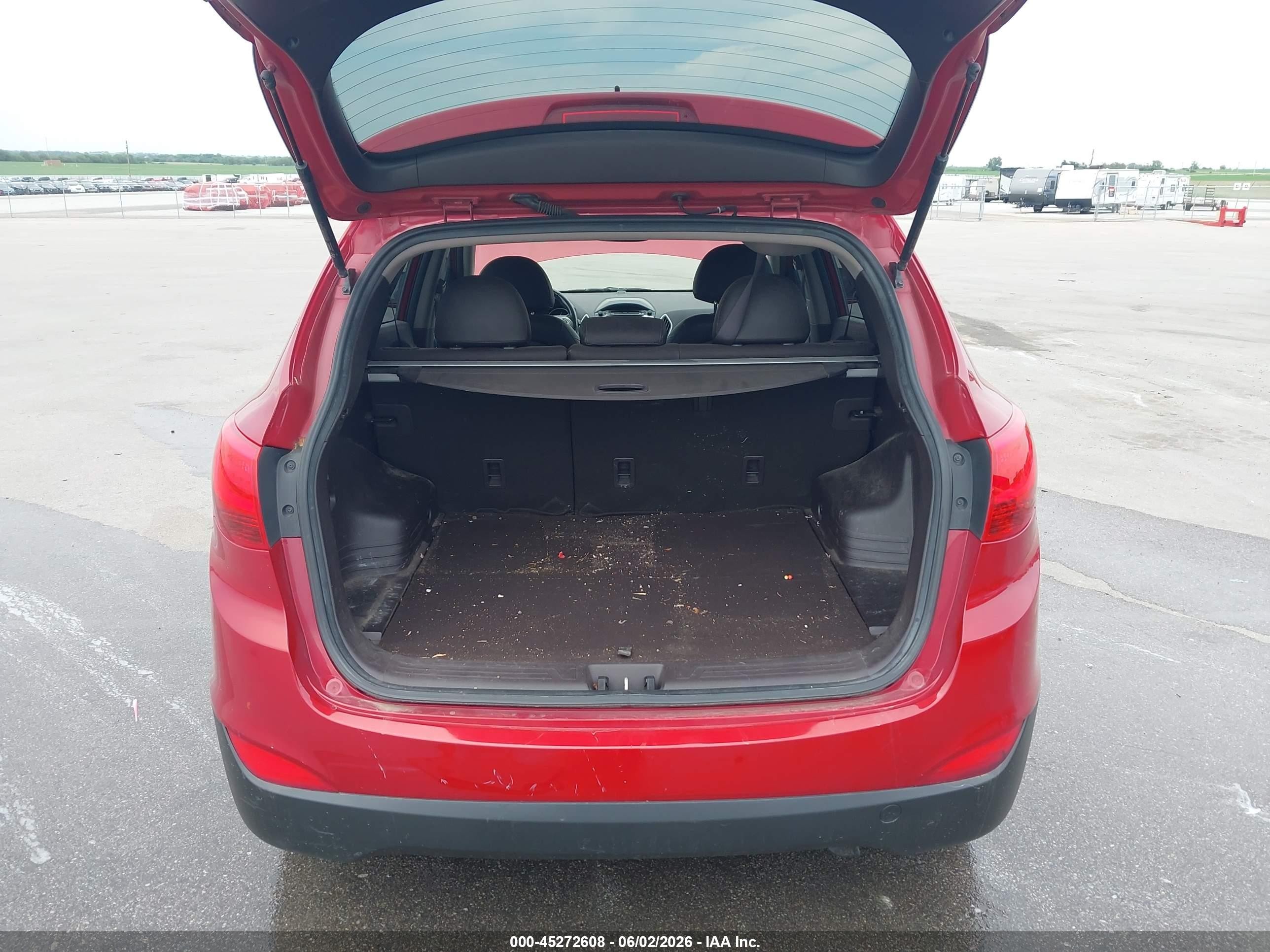 2011 Hyundai Tucson Limited Red vin: KM8JU3AC2BU242721