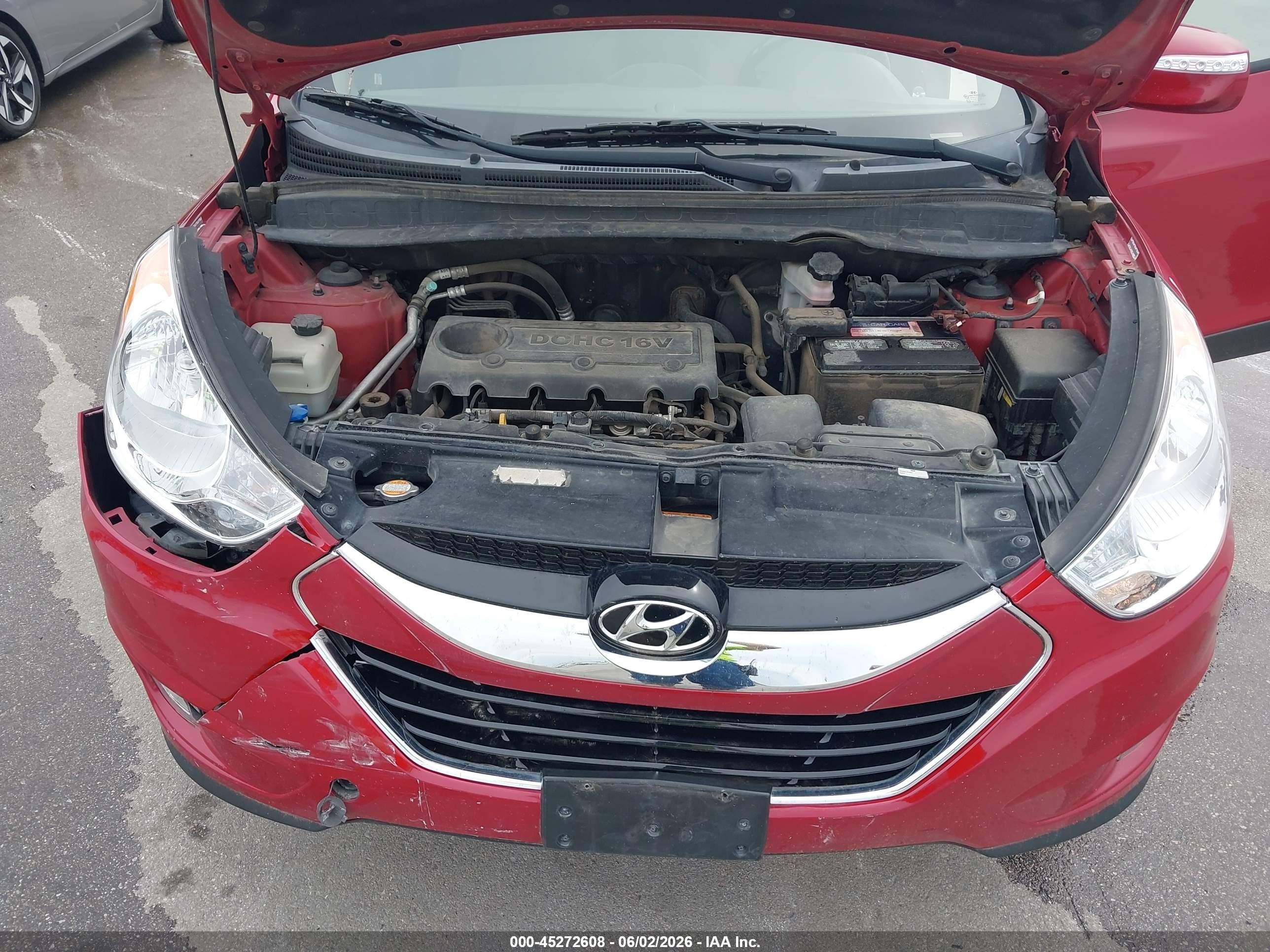 2011 Hyundai Tucson Limited Red vin: KM8JU3AC2BU242721