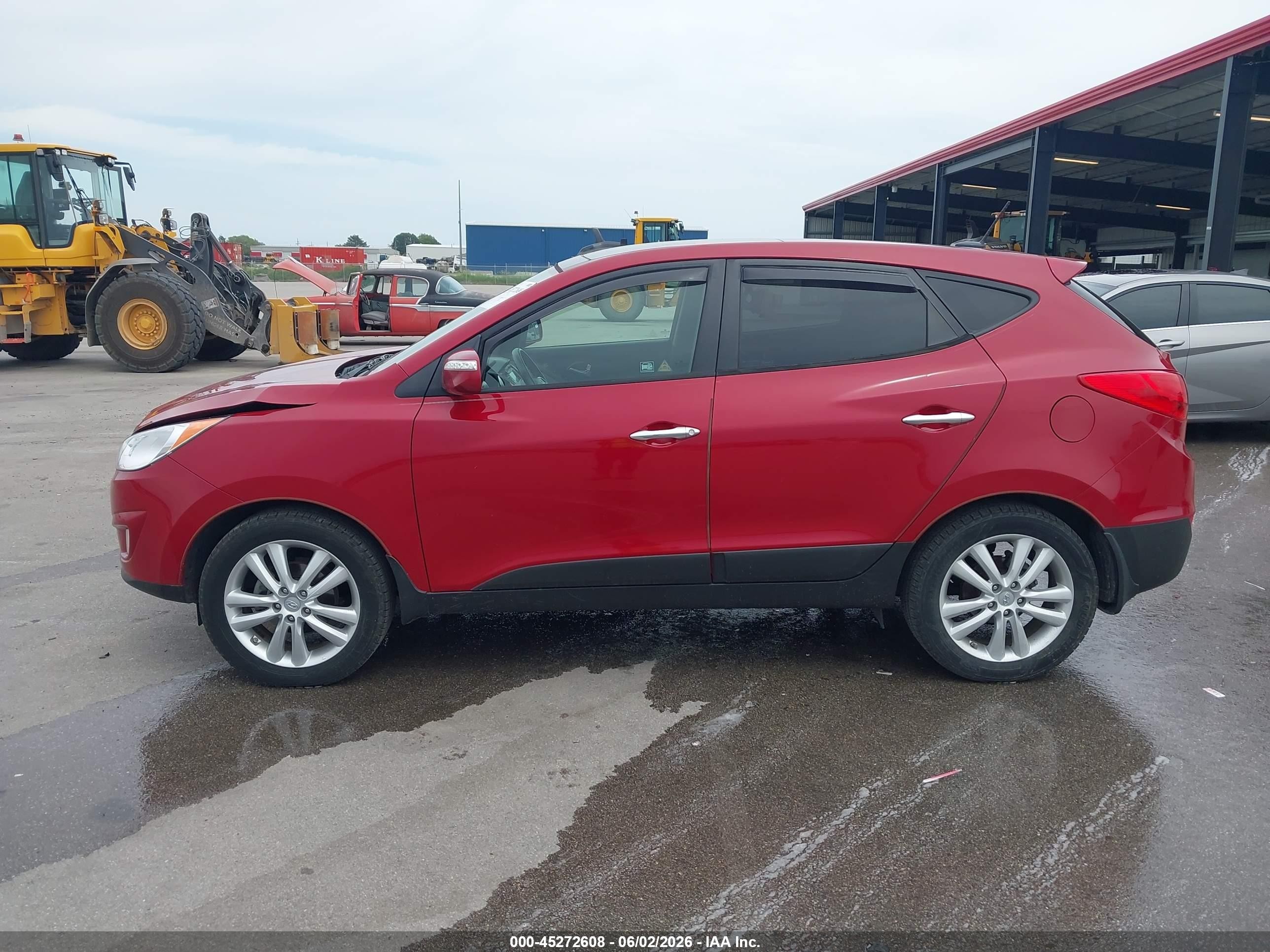 2011 Hyundai Tucson Limited Red vin: KM8JU3AC2BU242721