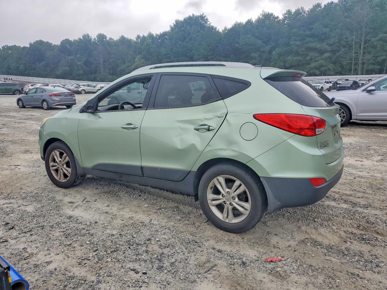 2011 Hyundai Tucson Gls Зеленый vin: KM8JU3AC2BU292051