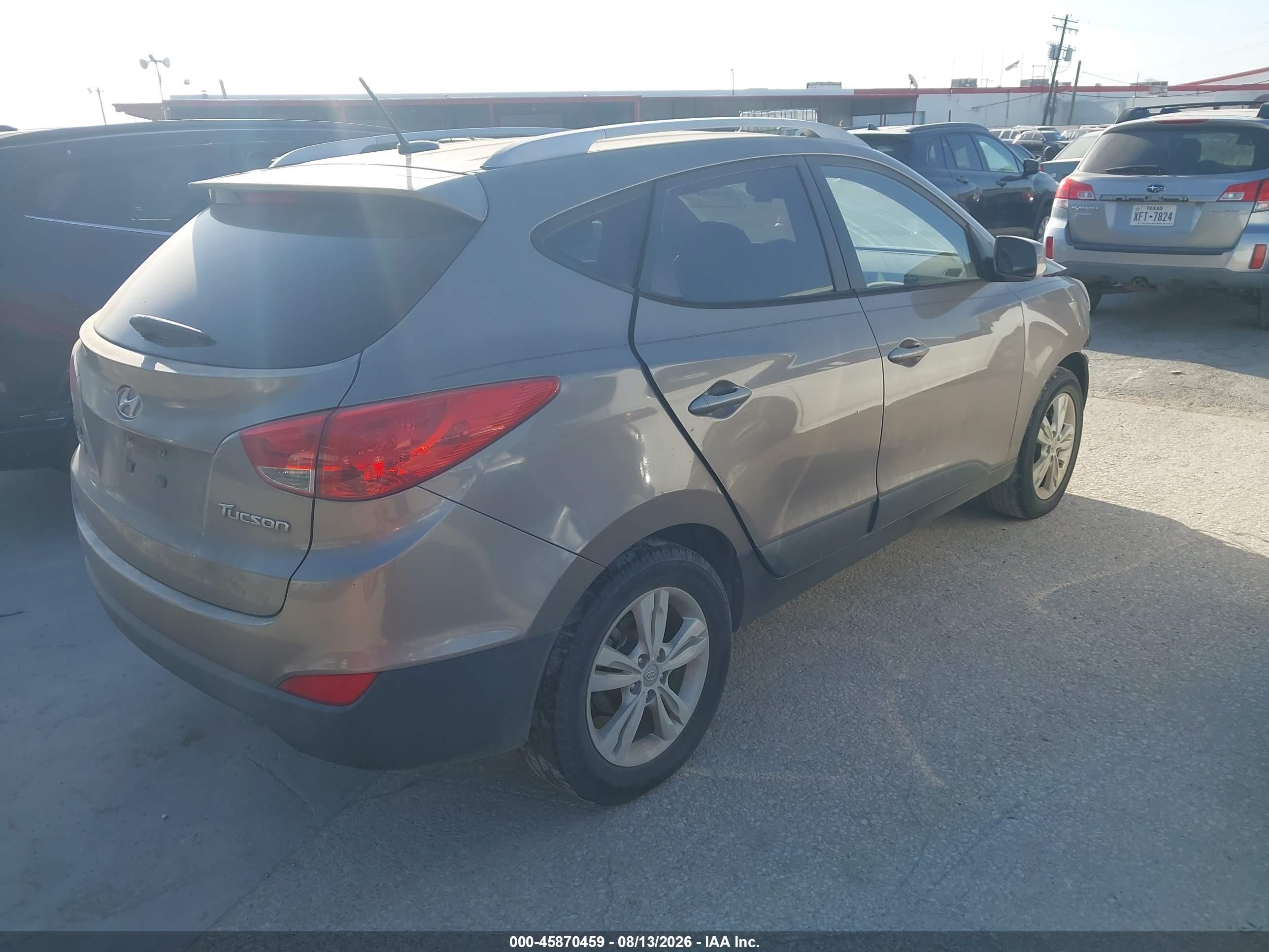2011 Hyundai Tucson Gls Beige vin: KM8JU3AC2BU294155