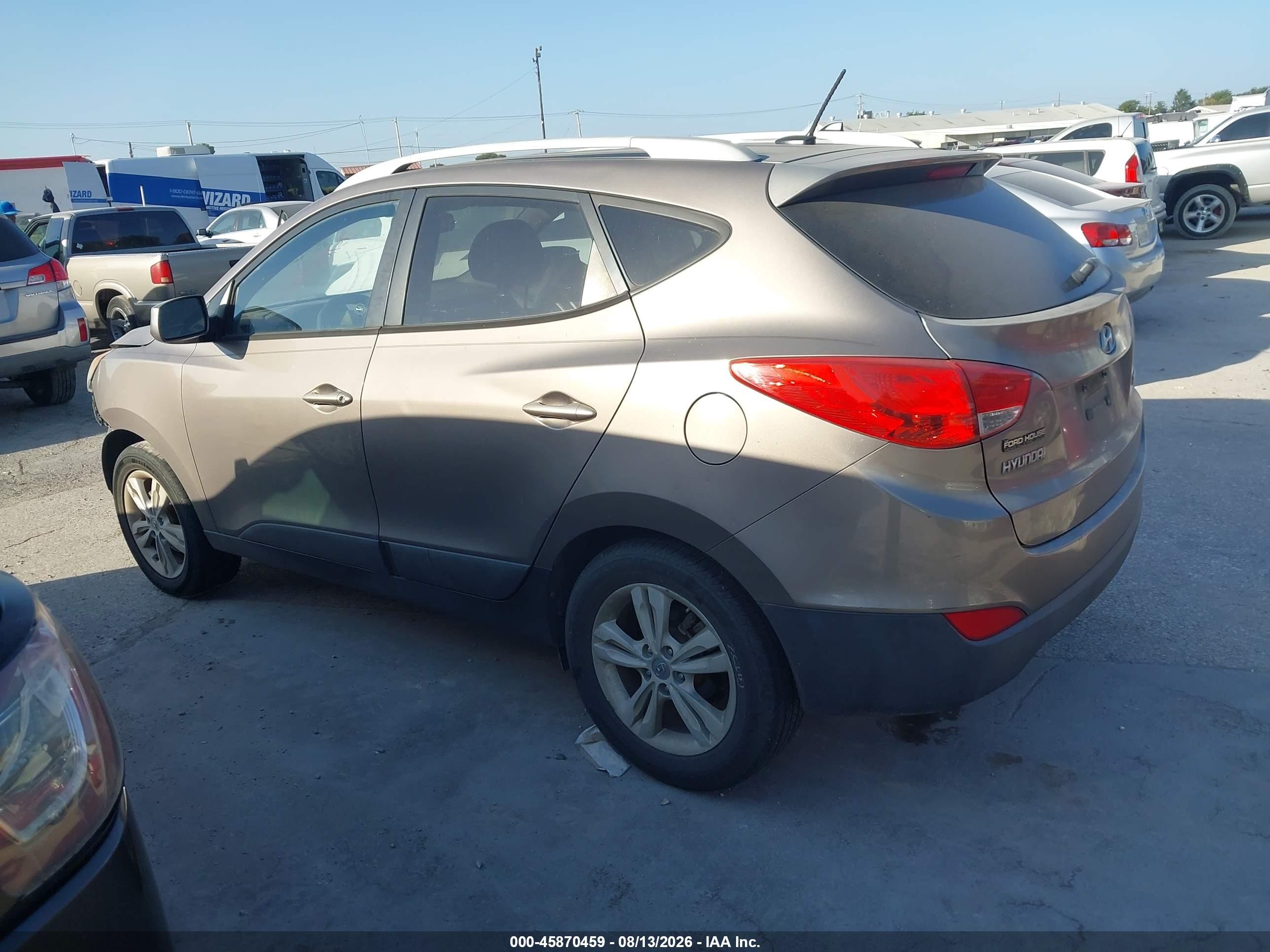 2011 Hyundai Tucson Gls Beige vin: KM8JU3AC2BU294155