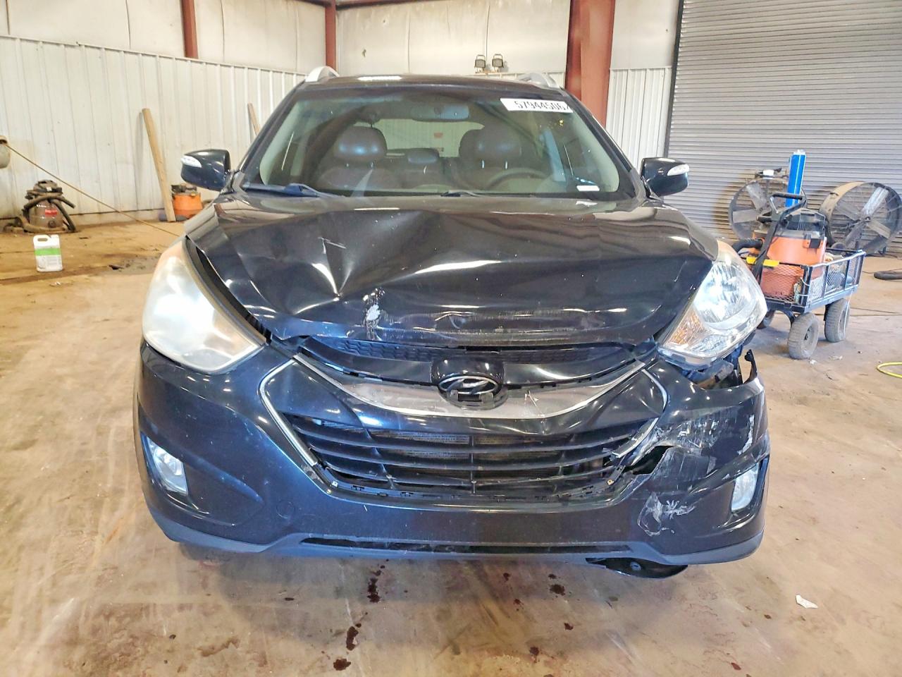2012 Hyundai Tucson Limited Black vin: KM8JU3AC2CU343095
