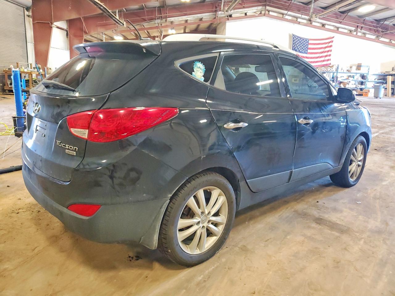 2012 Hyundai Tucson Limited Black vin: KM8JU3AC2CU343095