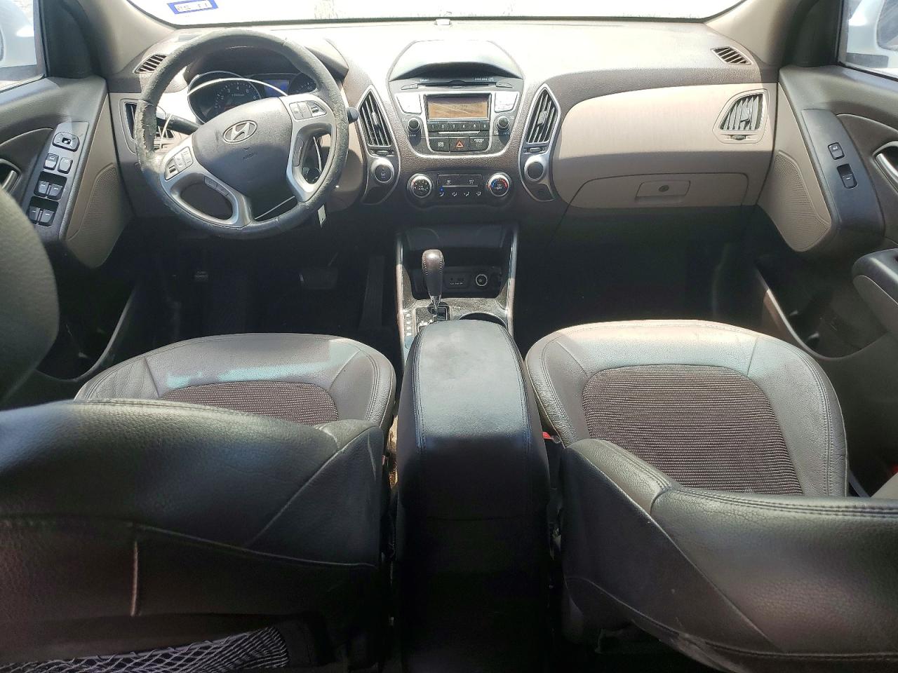 2012 Hyundai Tucson Gls White vin: KM8JU3AC2CU376002