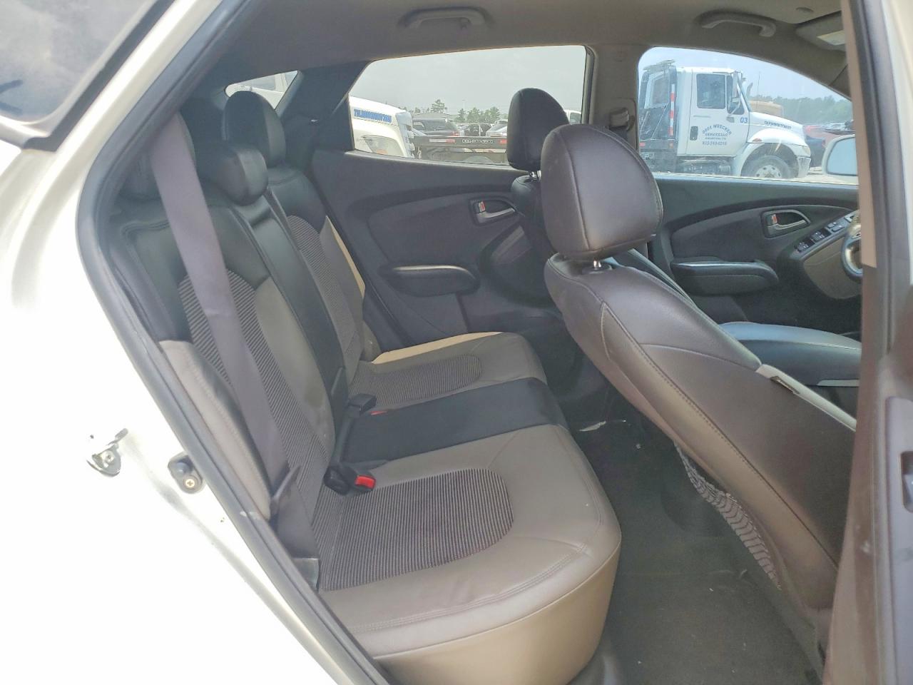 2012 Hyundai Tucson Gls White vin: KM8JU3AC2CU376002