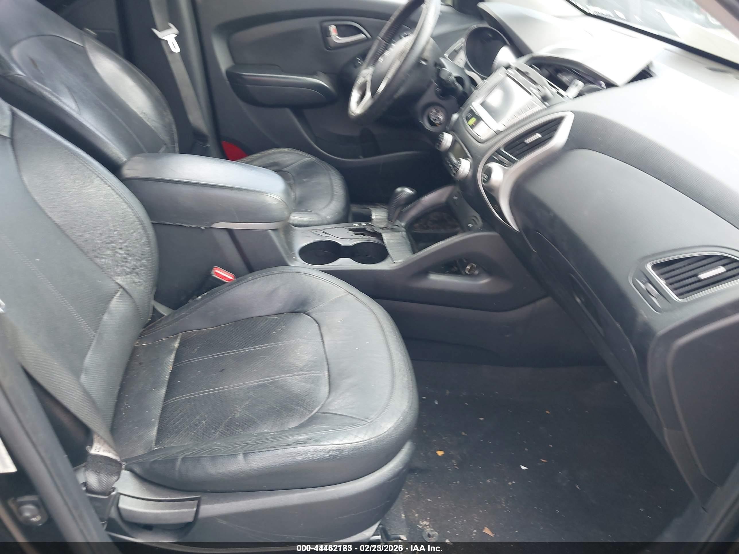 2012 Hyundai Tucson Limited Black vin: KM8JU3AC2CU379045