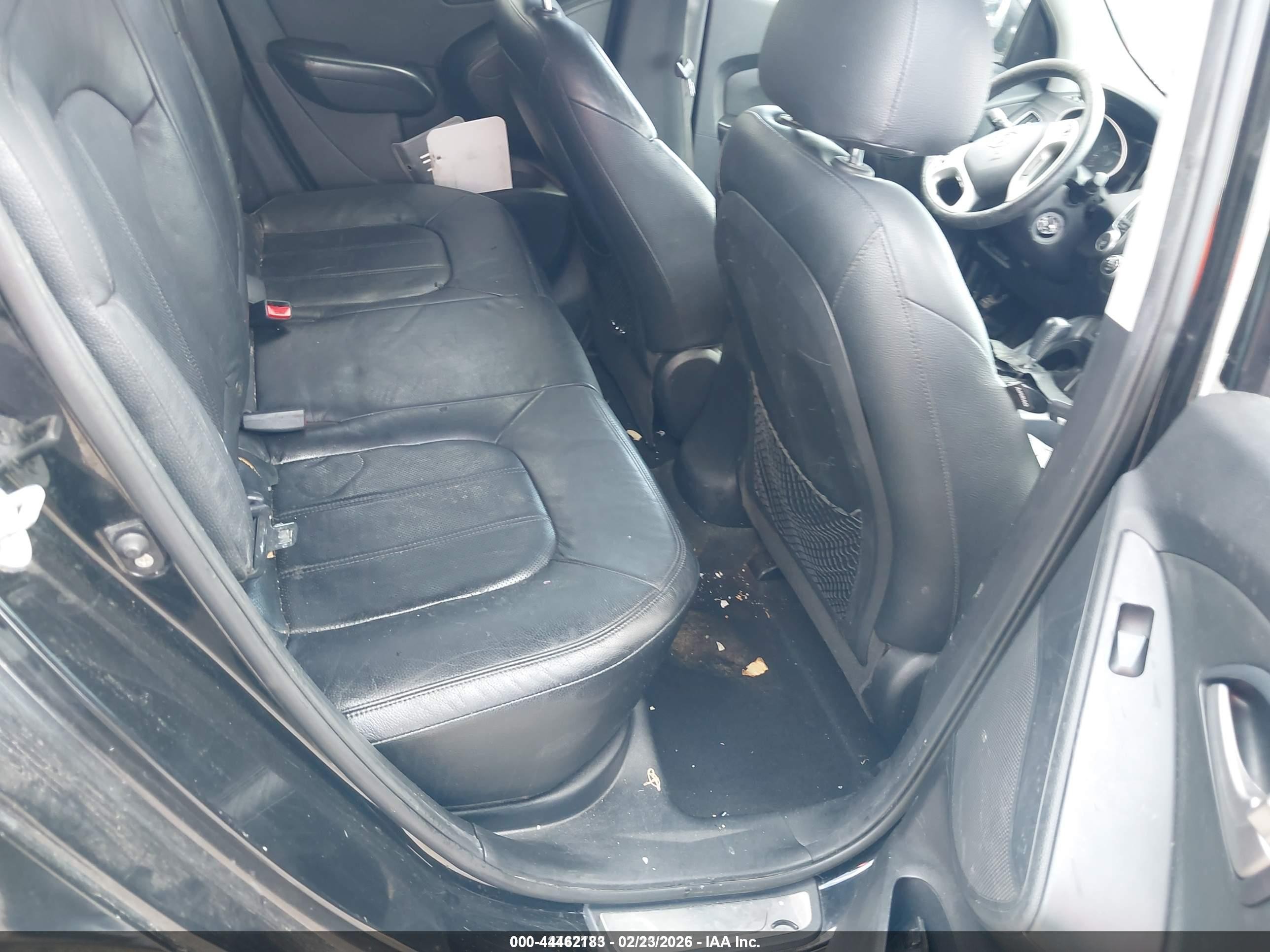 2012 Hyundai Tucson Limited Black vin: KM8JU3AC2CU379045