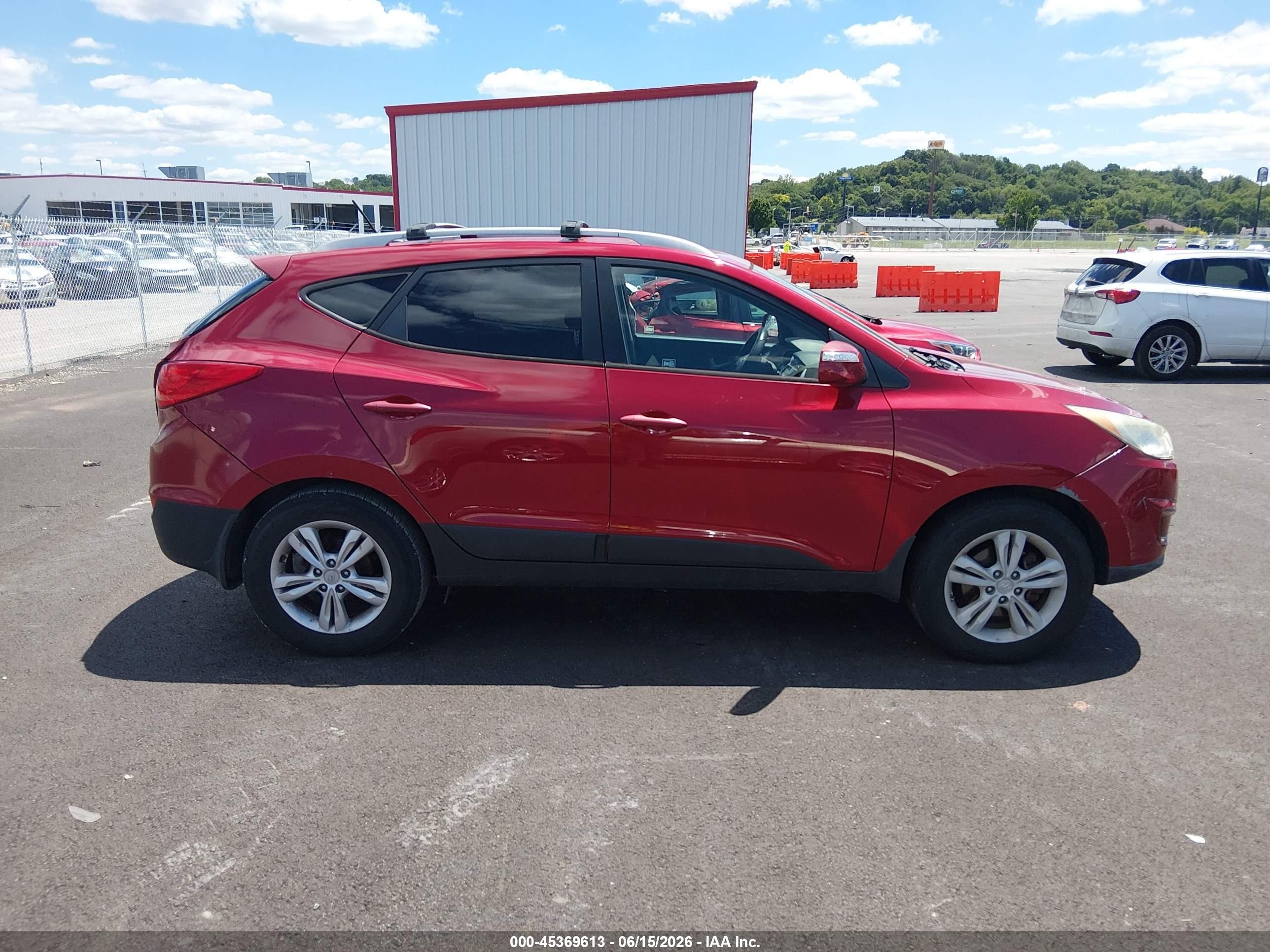 2012 Hyundai Tucson Gls Red vin: KM8JU3AC2CU399778
