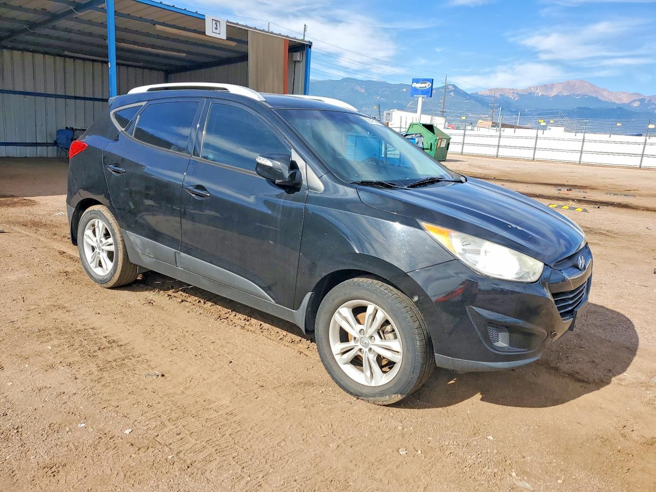 2012 Hyundai Tucson Gls Black vin: KM8JU3AC2CU402680