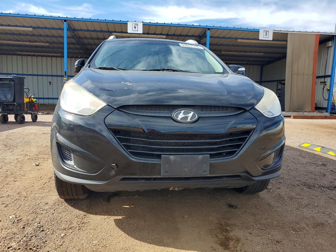 2012 Hyundai Tucson Gls Black vin: KM8JU3AC2CU402680
