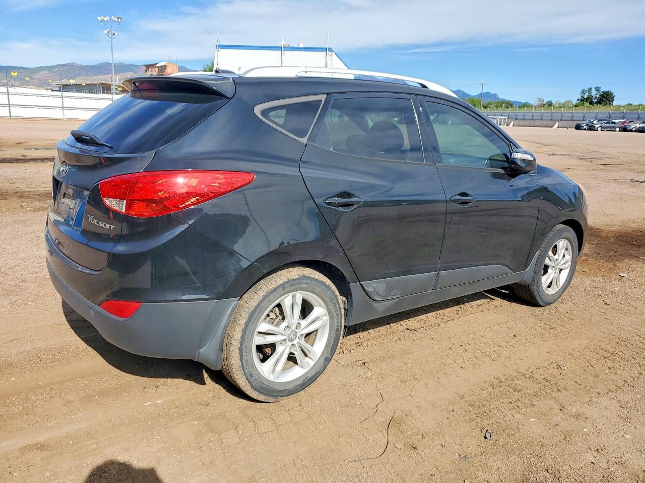 2012 Hyundai Tucson Gls Black vin: KM8JU3AC2CU402680