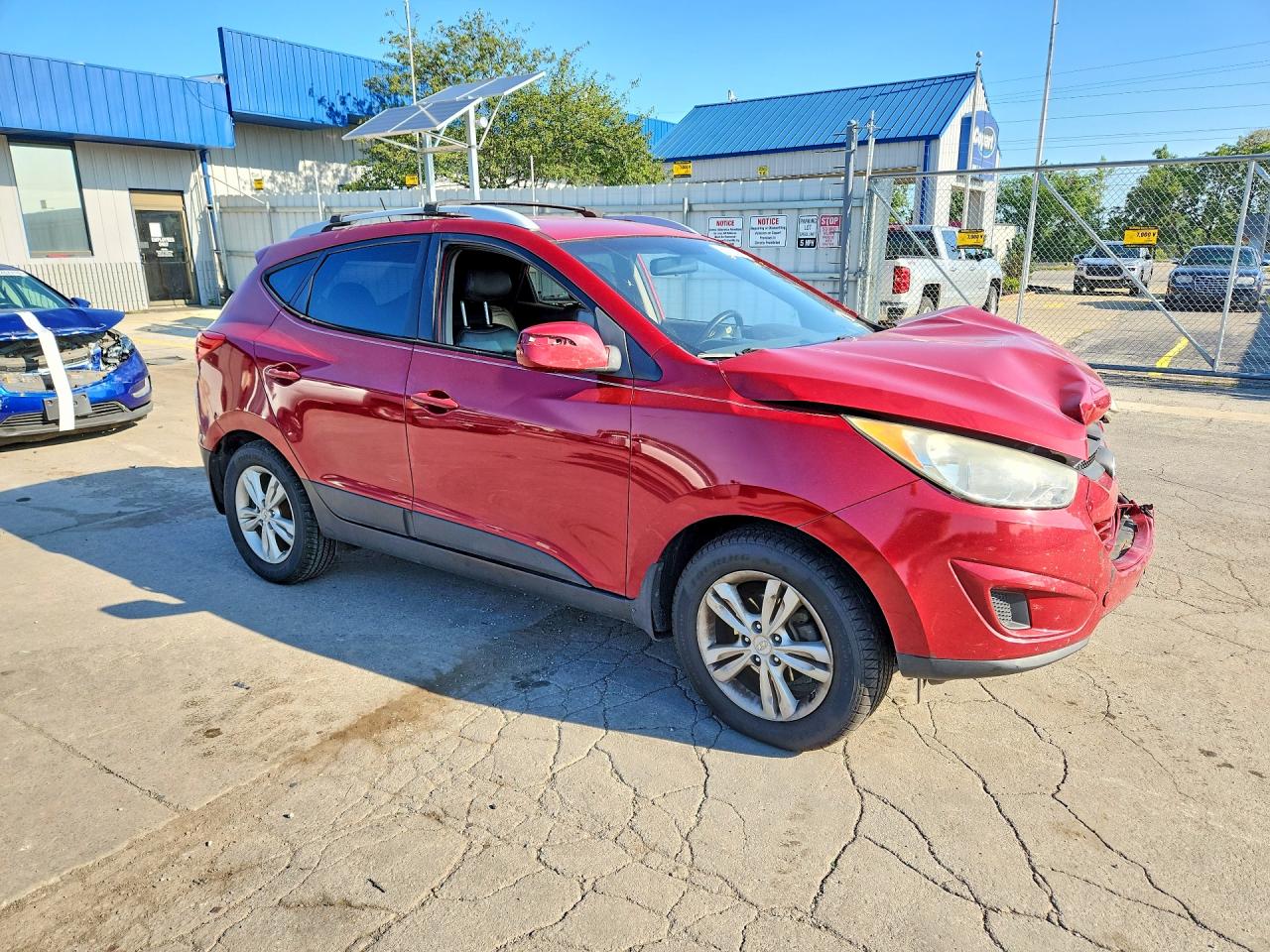 2012 Hyundai Tucson Gls Red vin: KM8JU3AC2CU437378