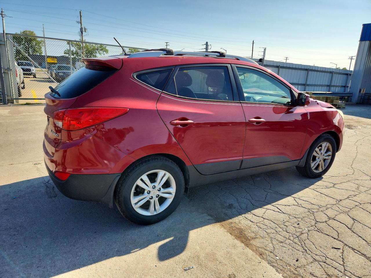 2012 Hyundai Tucson Gls Red vin: KM8JU3AC2CU437378