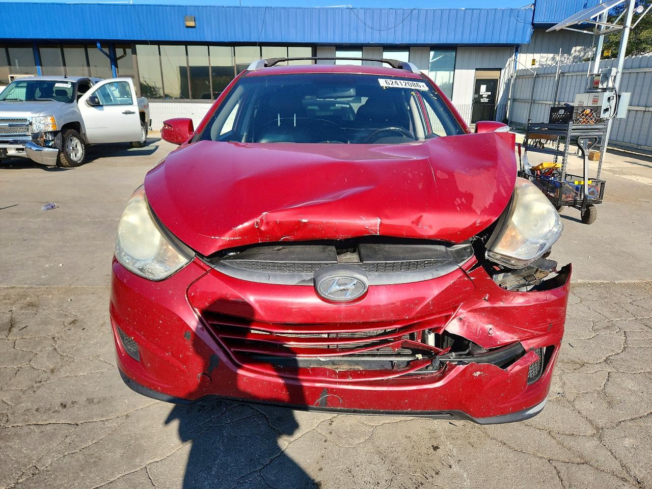 2012 Hyundai Tucson Gls Red vin: KM8JU3AC2CU437378