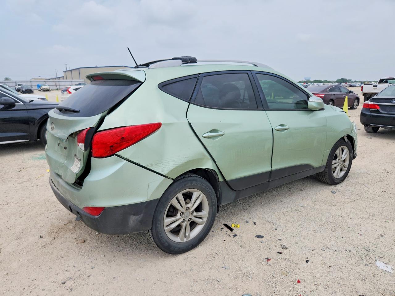 2012 Hyundai Tucson Gls Green vin: KM8JU3AC2CU458747