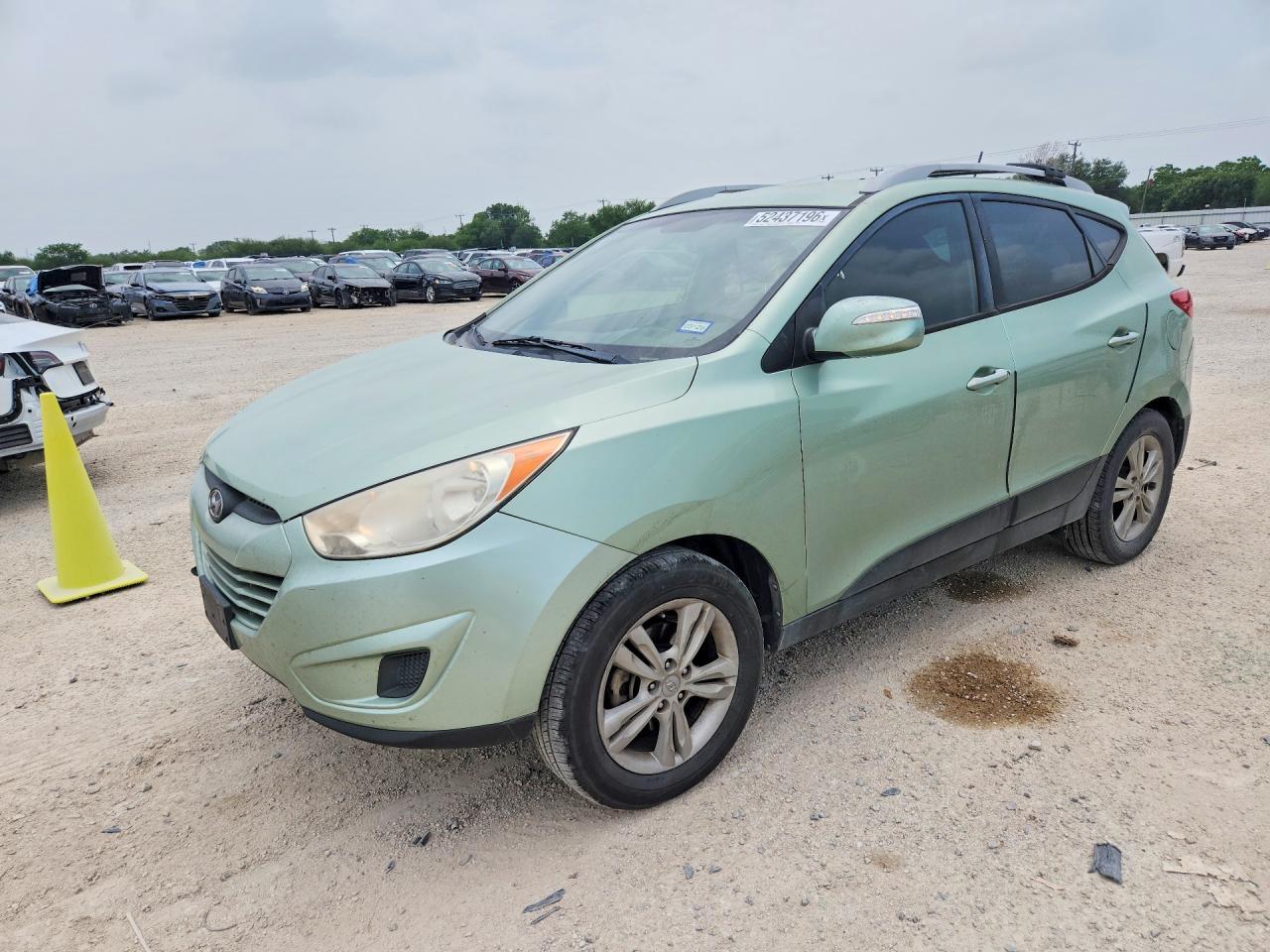 2012 Hyundai Tucson Gls Green vin: KM8JU3AC2CU458747