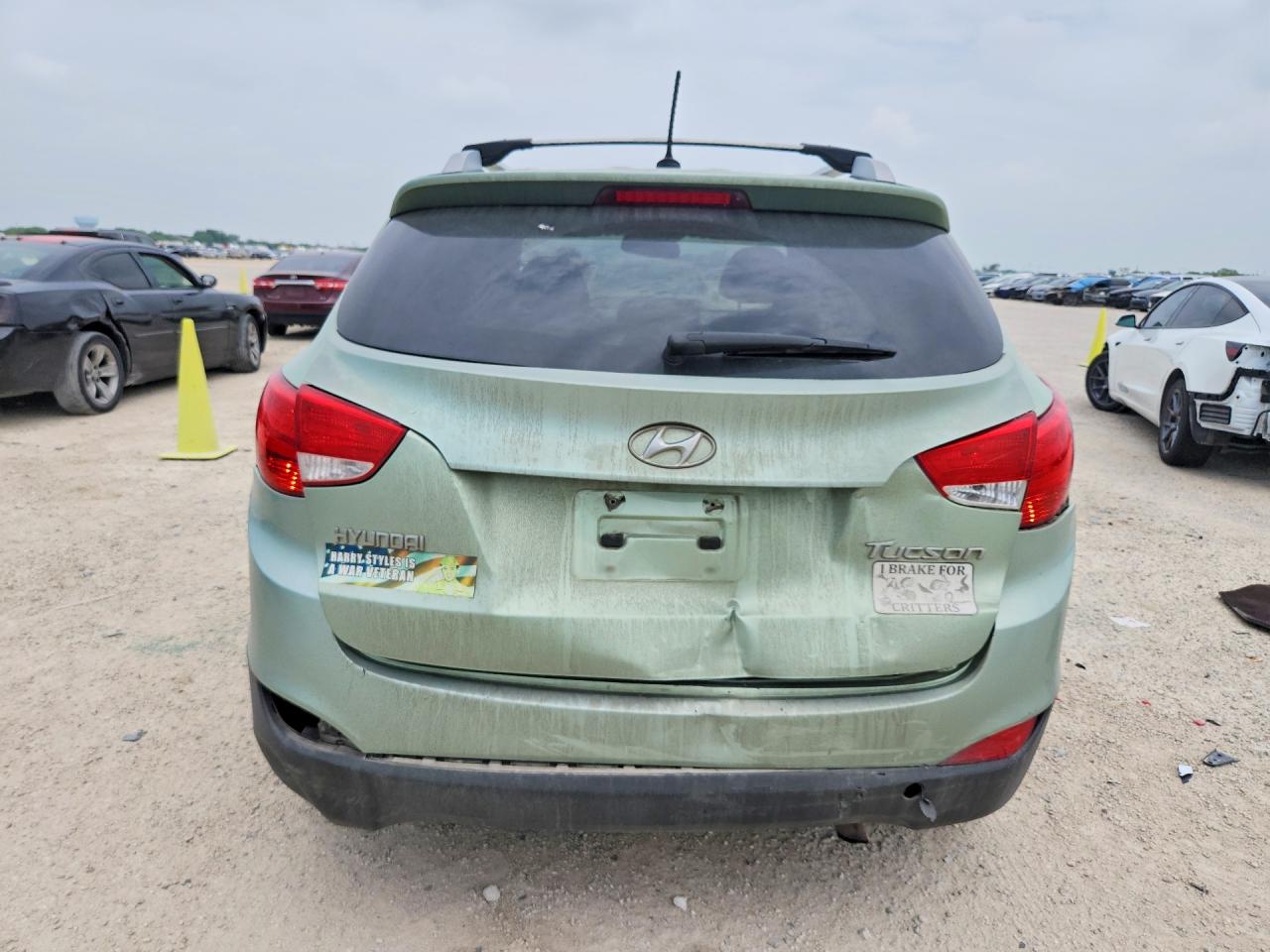 2012 Hyundai Tucson Gls Green vin: KM8JU3AC2CU458747