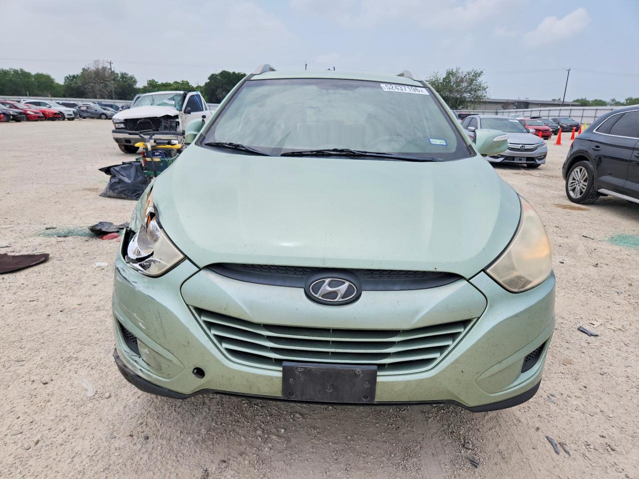 2012 Hyundai Tucson Gls Green vin: KM8JU3AC2CU458747
