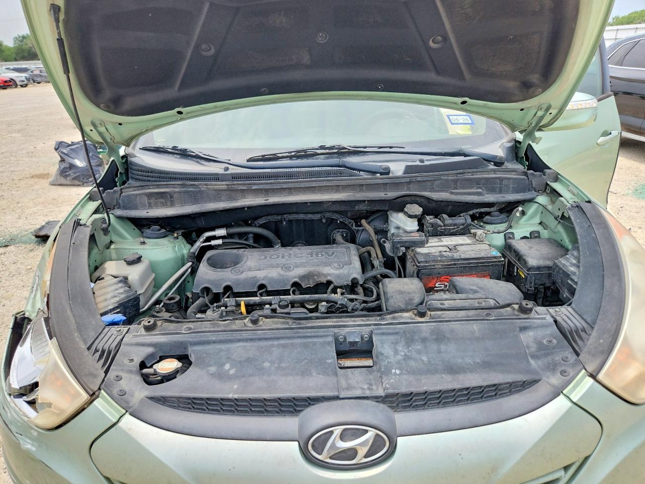 2012 Hyundai Tucson Gls Green vin: KM8JU3AC2CU458747