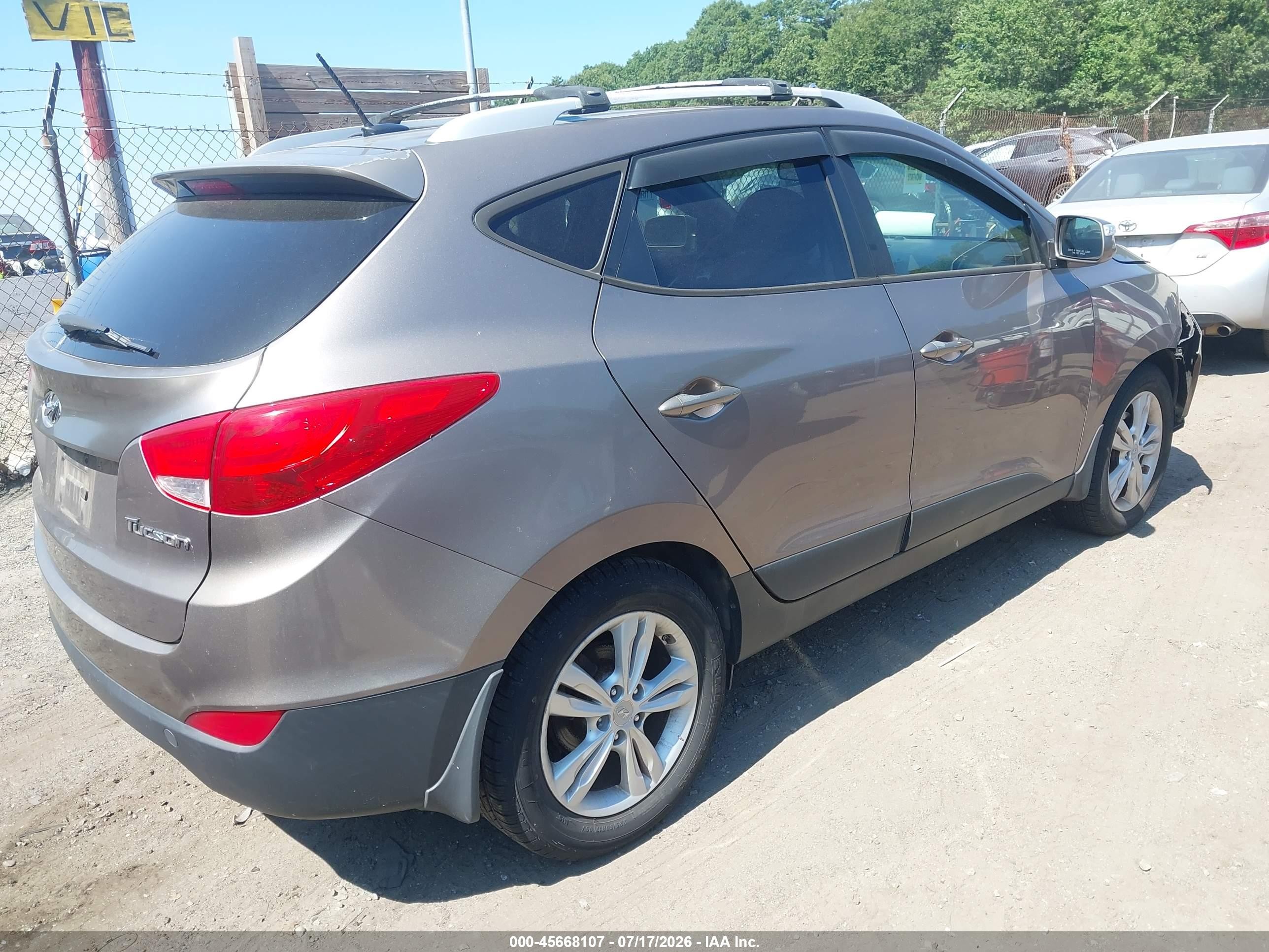 2012 Hyundai Tucson Gls Tan vin: KM8JU3AC2CU472518