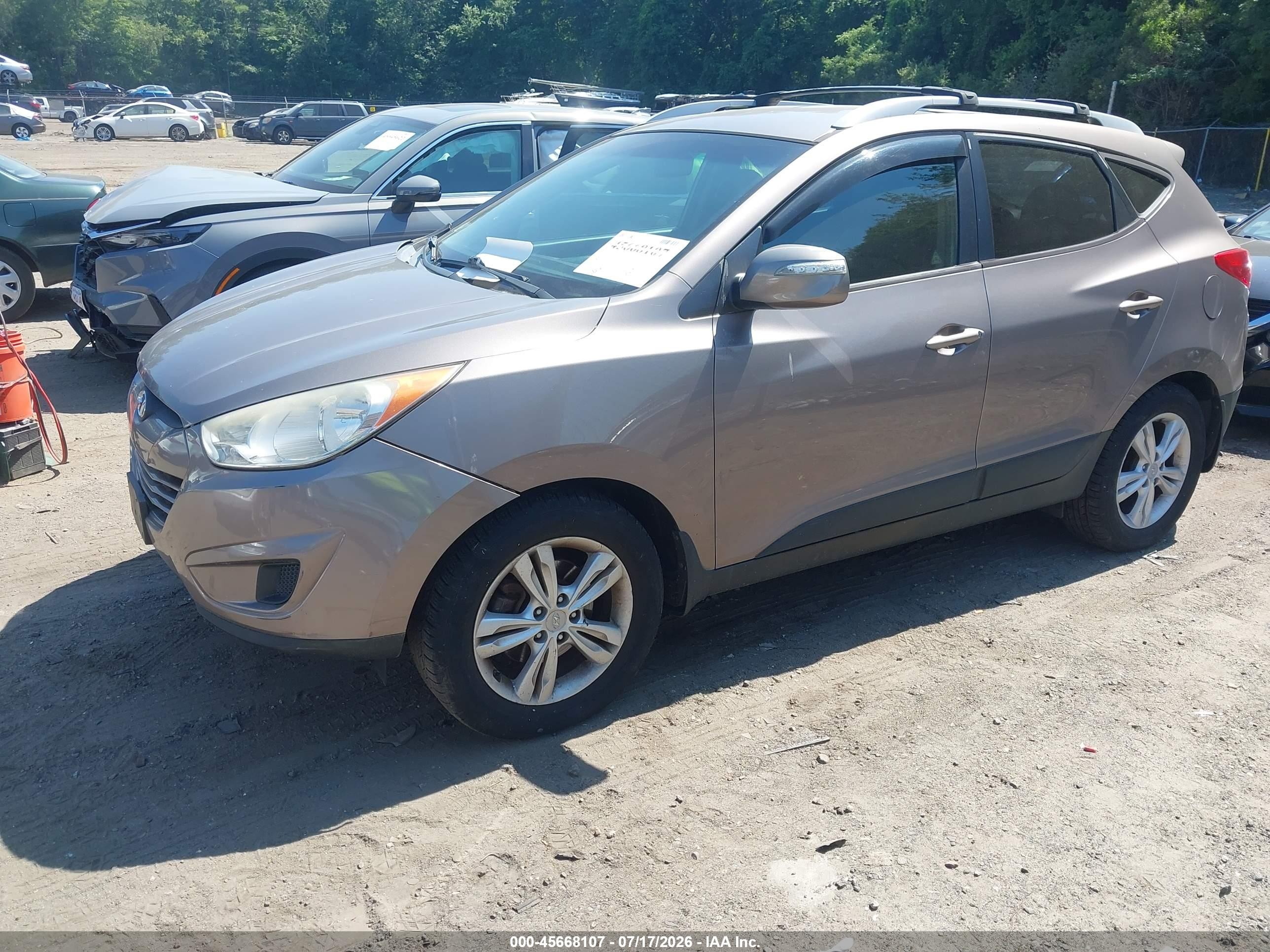 2012 Hyundai Tucson Gls Tan vin: KM8JU3AC2CU472518