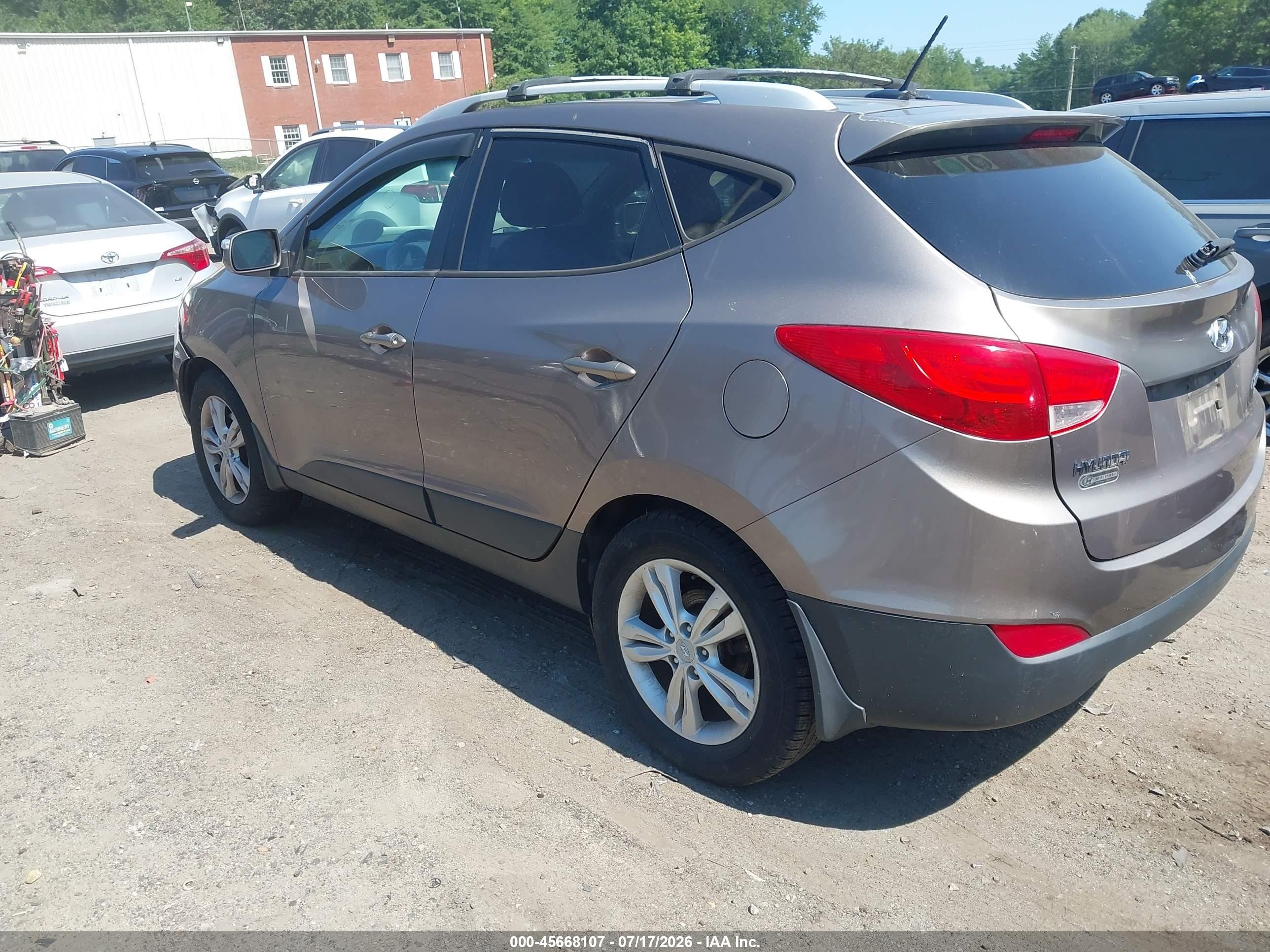 2012 Hyundai Tucson Gls Tan vin: KM8JU3AC2CU472518