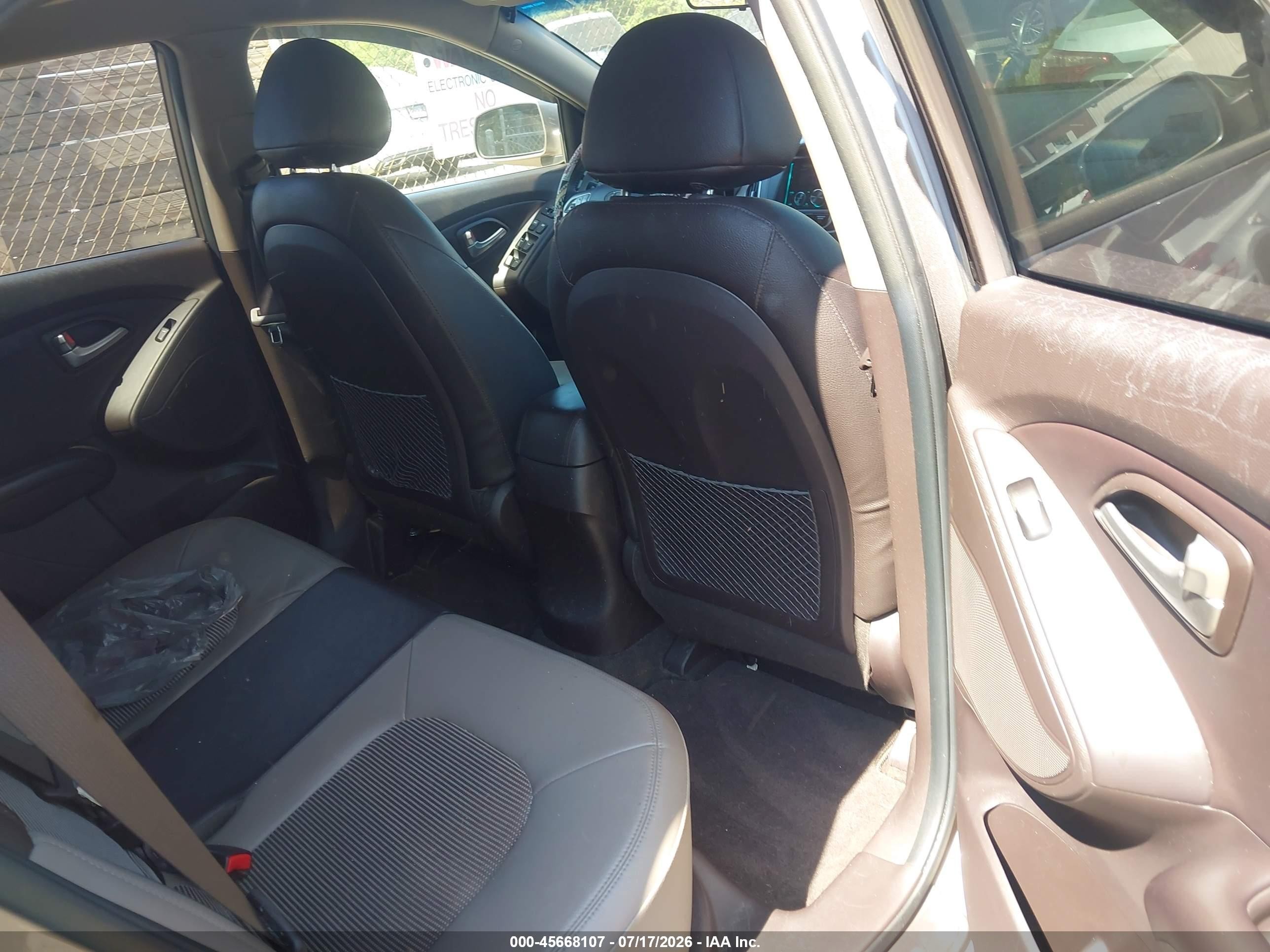 2012 Hyundai Tucson Gls Tan vin: KM8JU3AC2CU472518