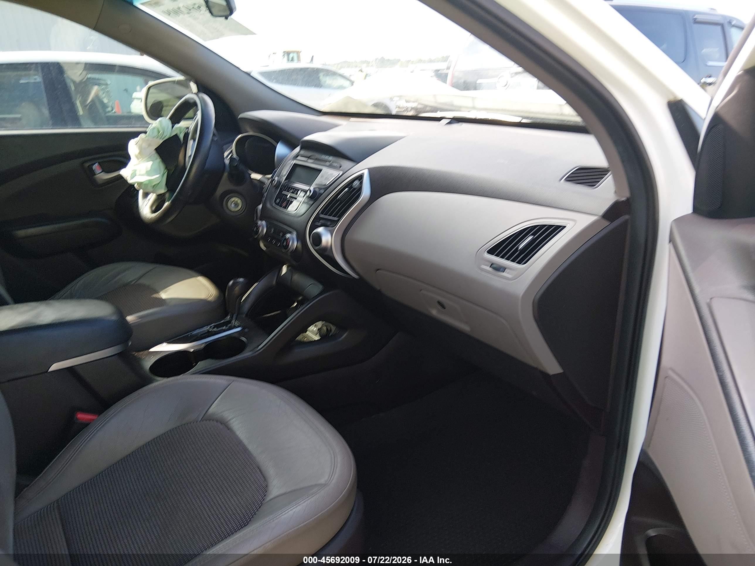 2012 Hyundai Tucson Gls Белый vin: KM8JU3AC2CU497659