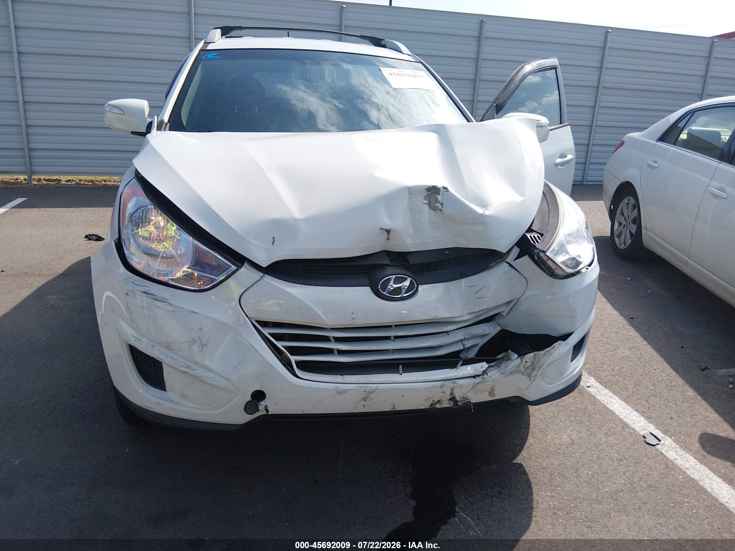 2012 Hyundai Tucson Gls Белый vin: KM8JU3AC2CU497659