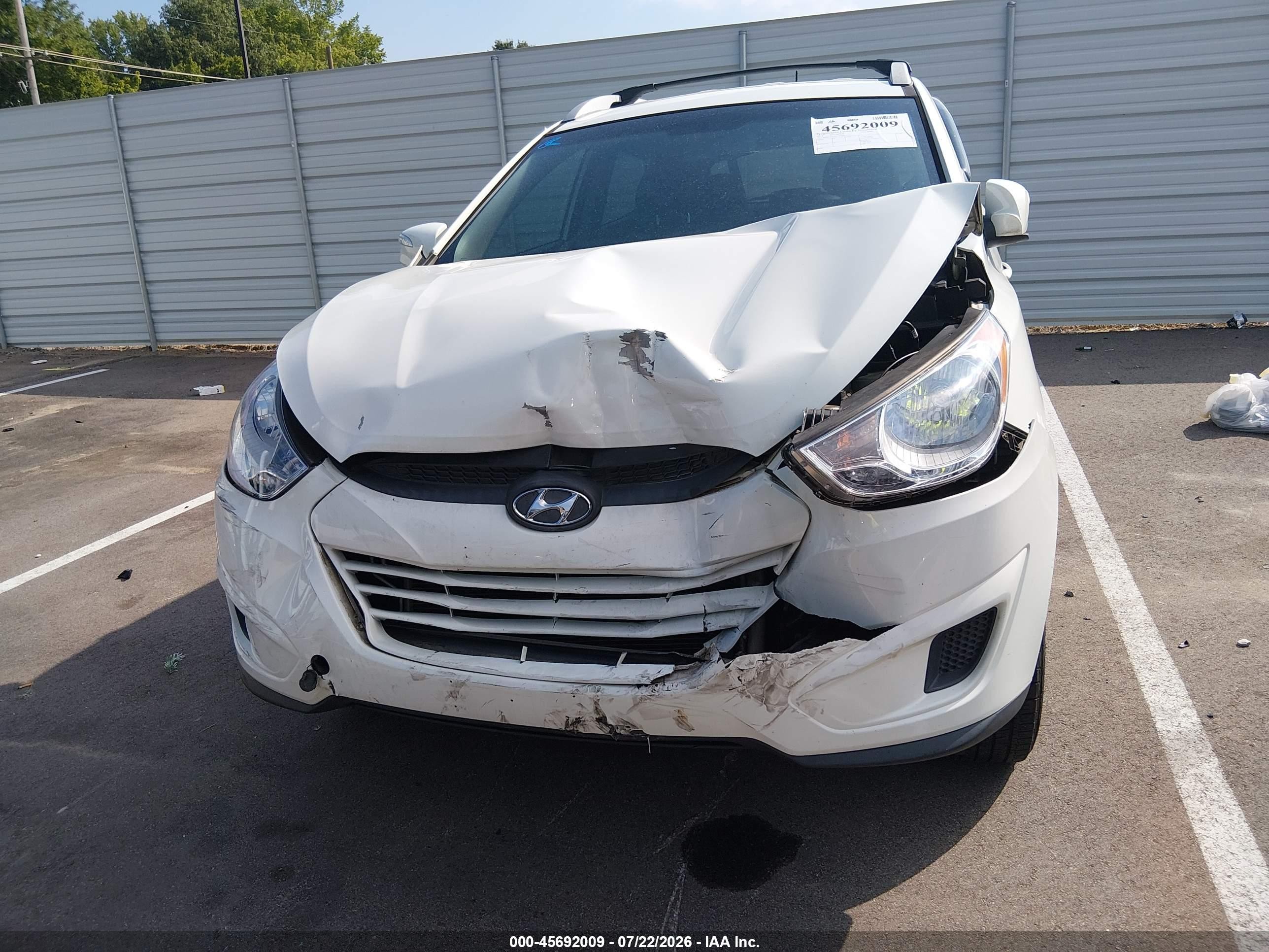 2012 Hyundai Tucson Gls Белый vin: KM8JU3AC2CU497659