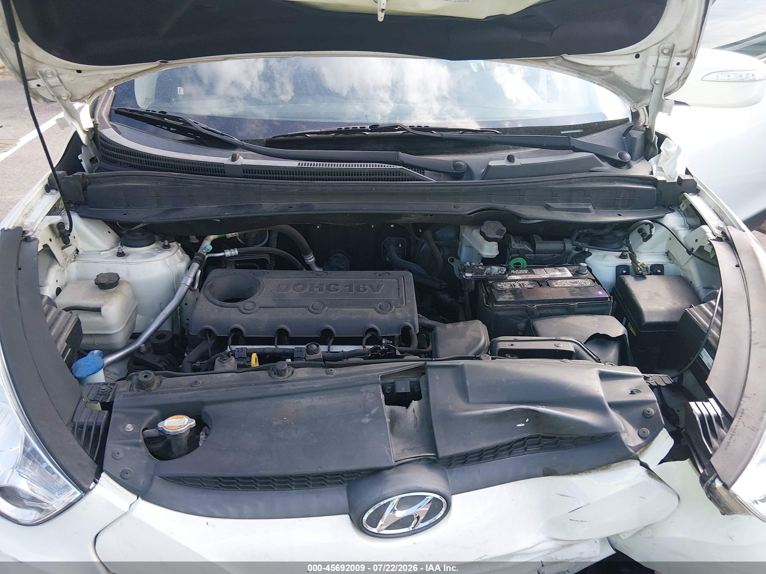 2012 Hyundai Tucson Gls Белый vin: KM8JU3AC2CU497659