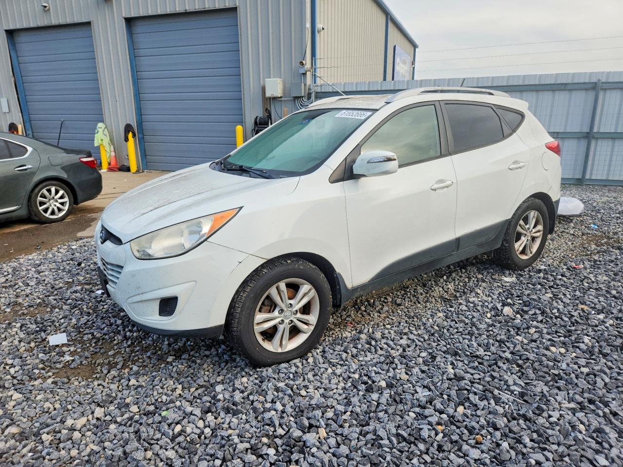 2012 Hyundai Tucson Gls White vin: KM8JU3AC2CU505890