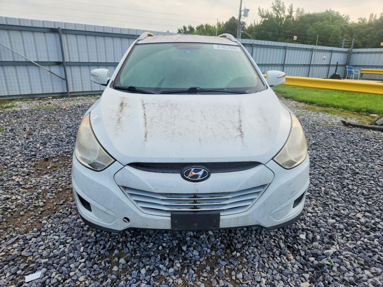 2012 Hyundai Tucson Gls White vin: KM8JU3AC2CU505890