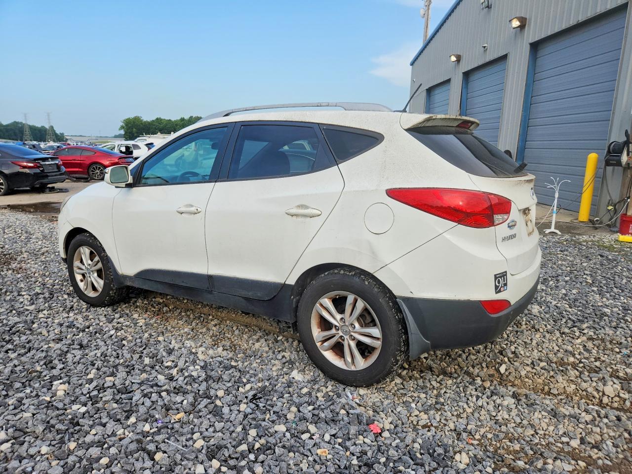 2012 Hyundai Tucson Gls White vin: KM8JU3AC2CU505890